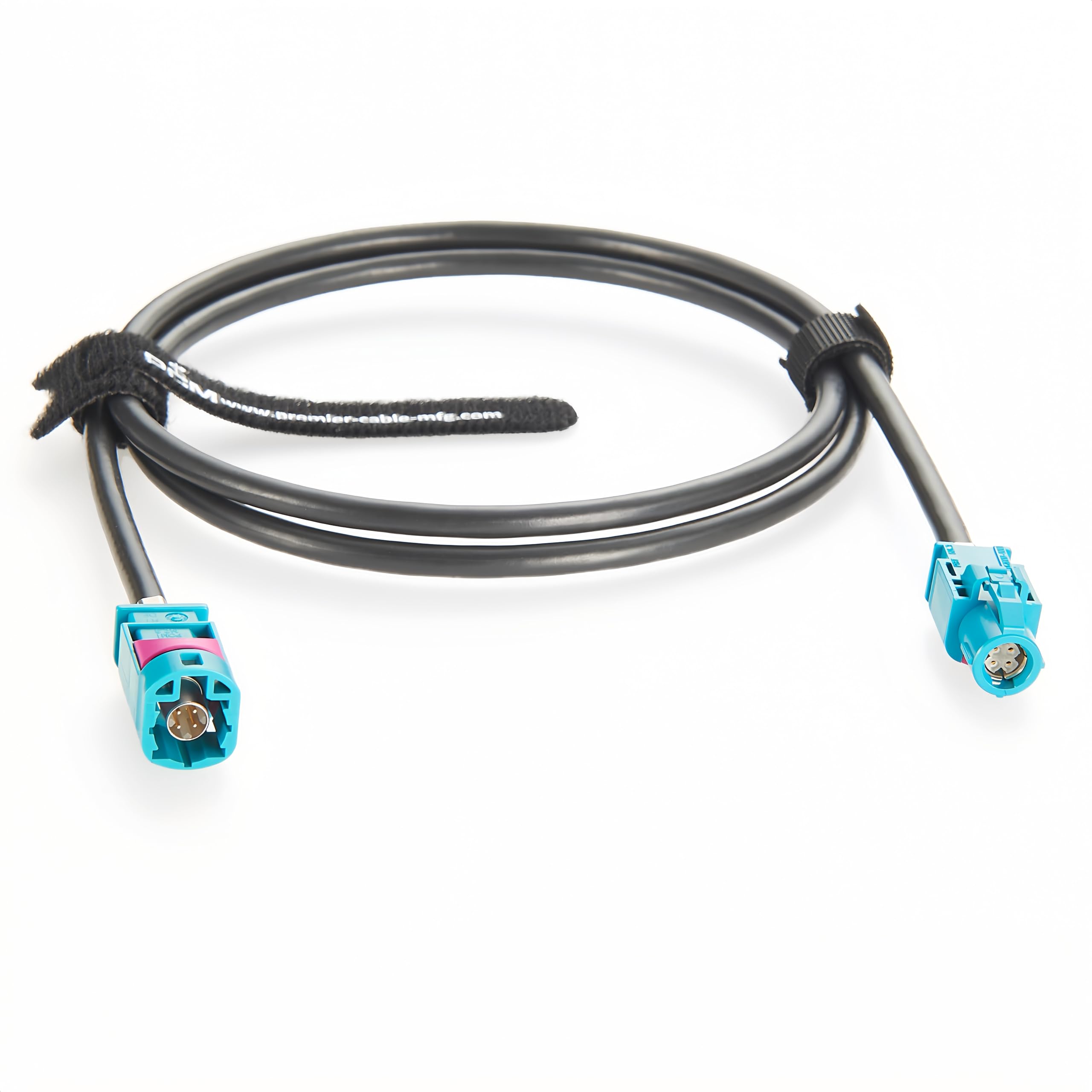 Original Rosenberger HSD D4S10A-1D5A5-Z auf D4K10A-1D5A5-Z FPD Link 2/3 LVDS Kabel HSD 4Pin Z Code Stecker auf Buchse Verlängerungskabel (2m)