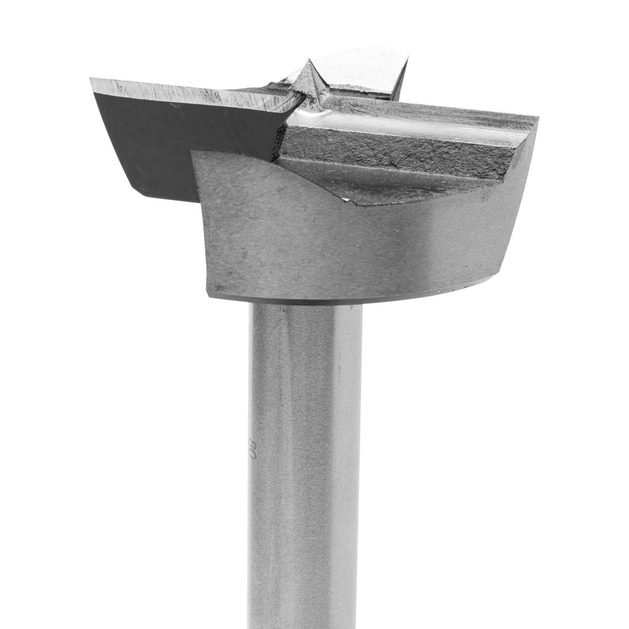 ENT 40580 Broca para visagra acero para herramientas, Diámetro (D) 80 mm, NL 110 mm, SL 50 mm, GL 160 mm, S 16 mm, versión extendida