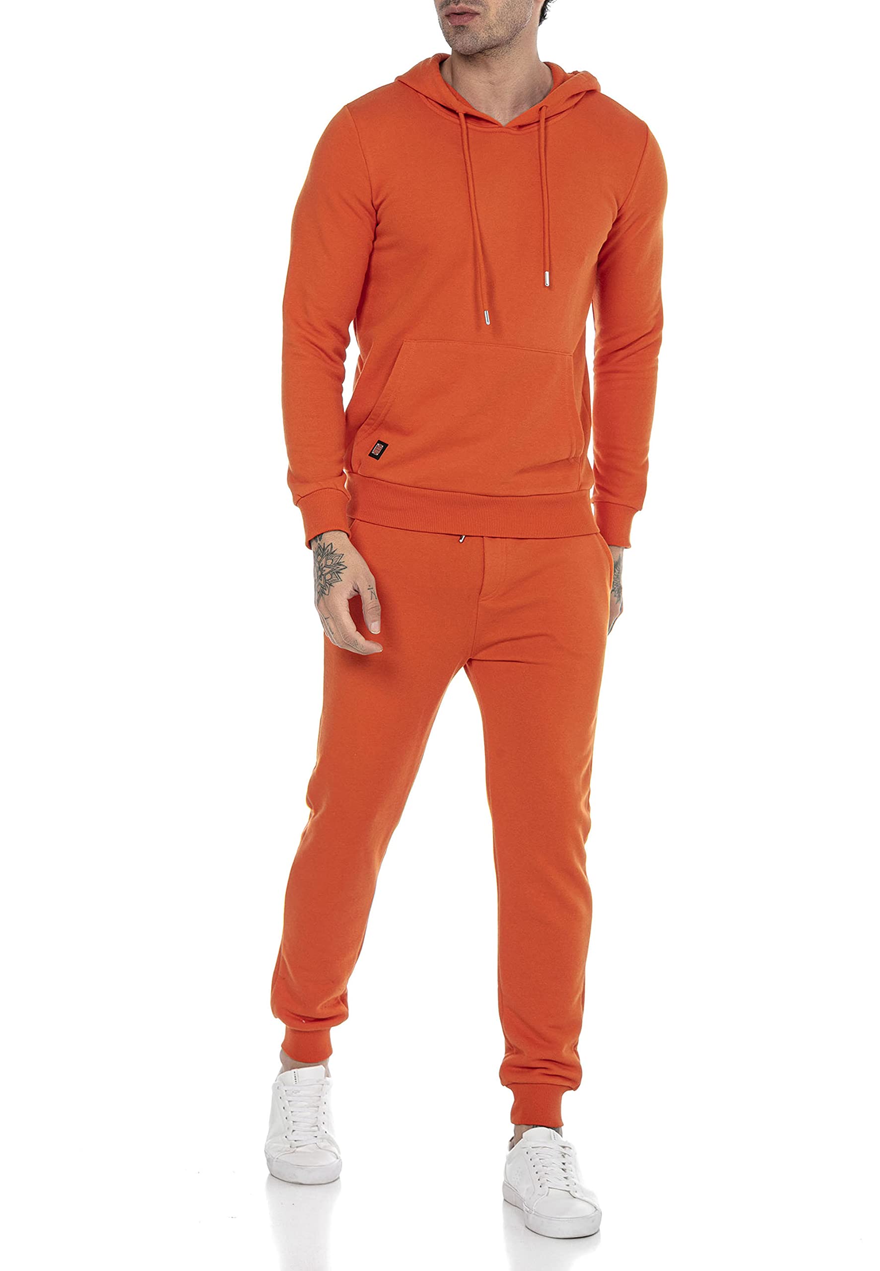 Redbridge Joggingpak voor heren, joggingpak, trainingspak, sweatbasic, geel, XXL Redbridge Joggingpak voor heren, joggingpak, trainingspak, sweatbasic, geel, XXL
