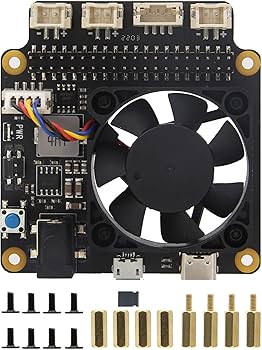 Amazon.com: Geekworm Raspberry Pi X735 V3.0 DC 6V-30V Width