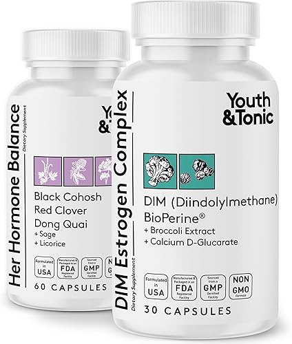 Suplementos de equilibrio hormonal femenino y estrógeno | Apoyo al desequilibrio hormonal para mujeres en todas las etapas | PMS y píldoras de