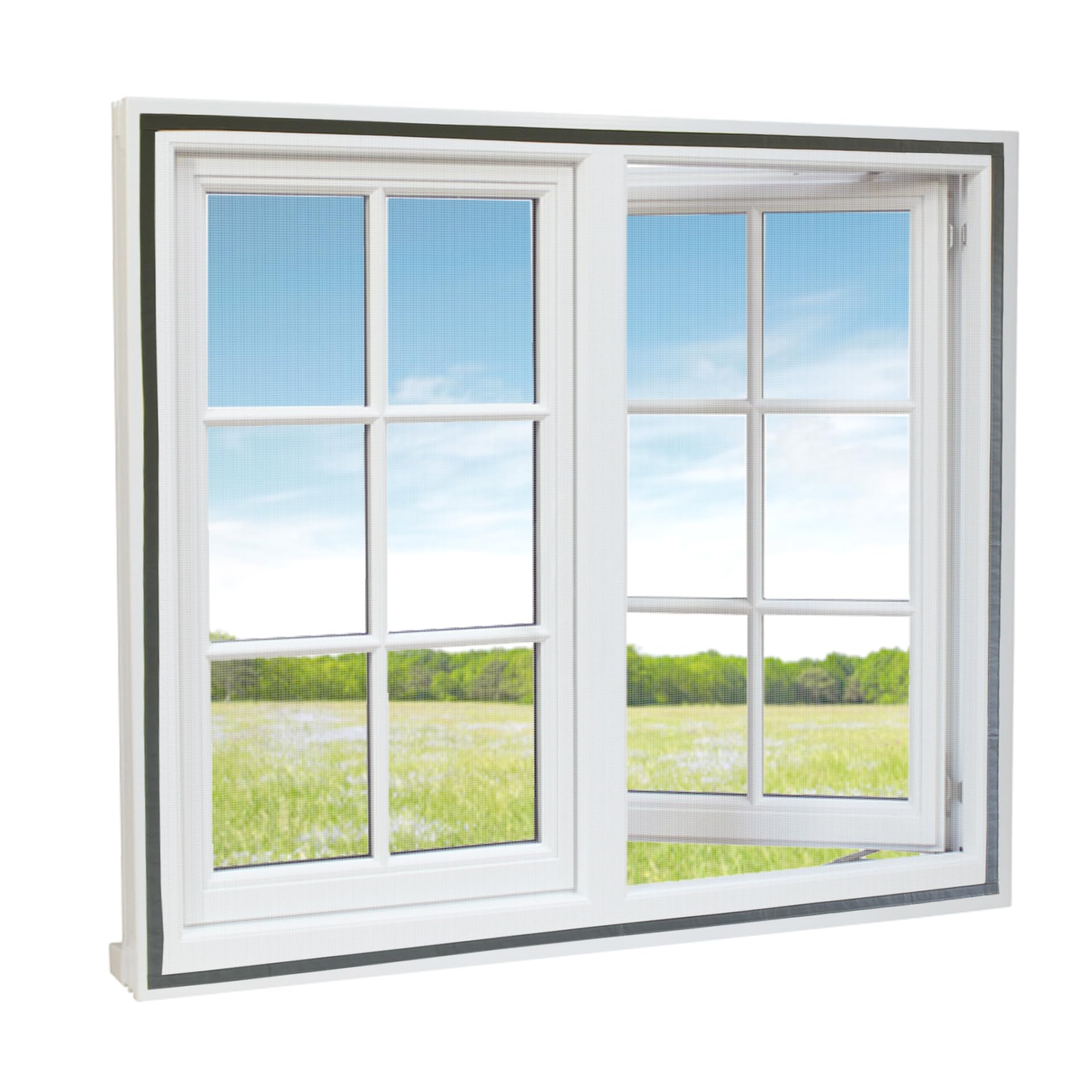 Upgraded & Stitched - SafeMyles Window Mosquito Net (Size-160x180cms/63 * 71 Inches/4.25 * 5.91 Feet, Color-White) 120 GSM Fiberglass Insect Net Pre-Stitched to Net - Ready to use Net (B0CRHPZK73) Amazon Price History, Amazon Price Tracker