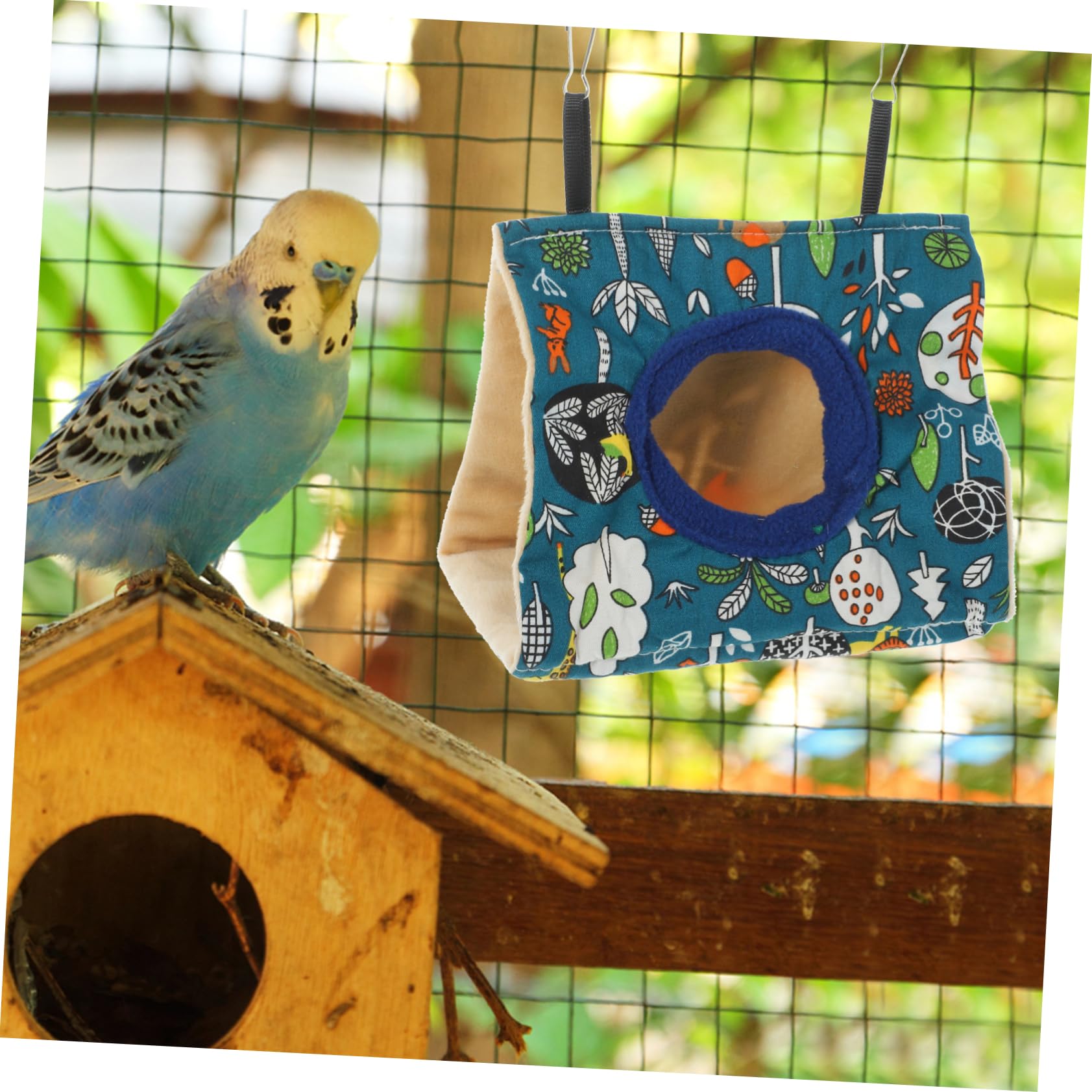 5piezas Hammock Colgante para Pájaros y para Canarios y Periquitos Jaula De Aislamiento para Pequeñas para Invierno