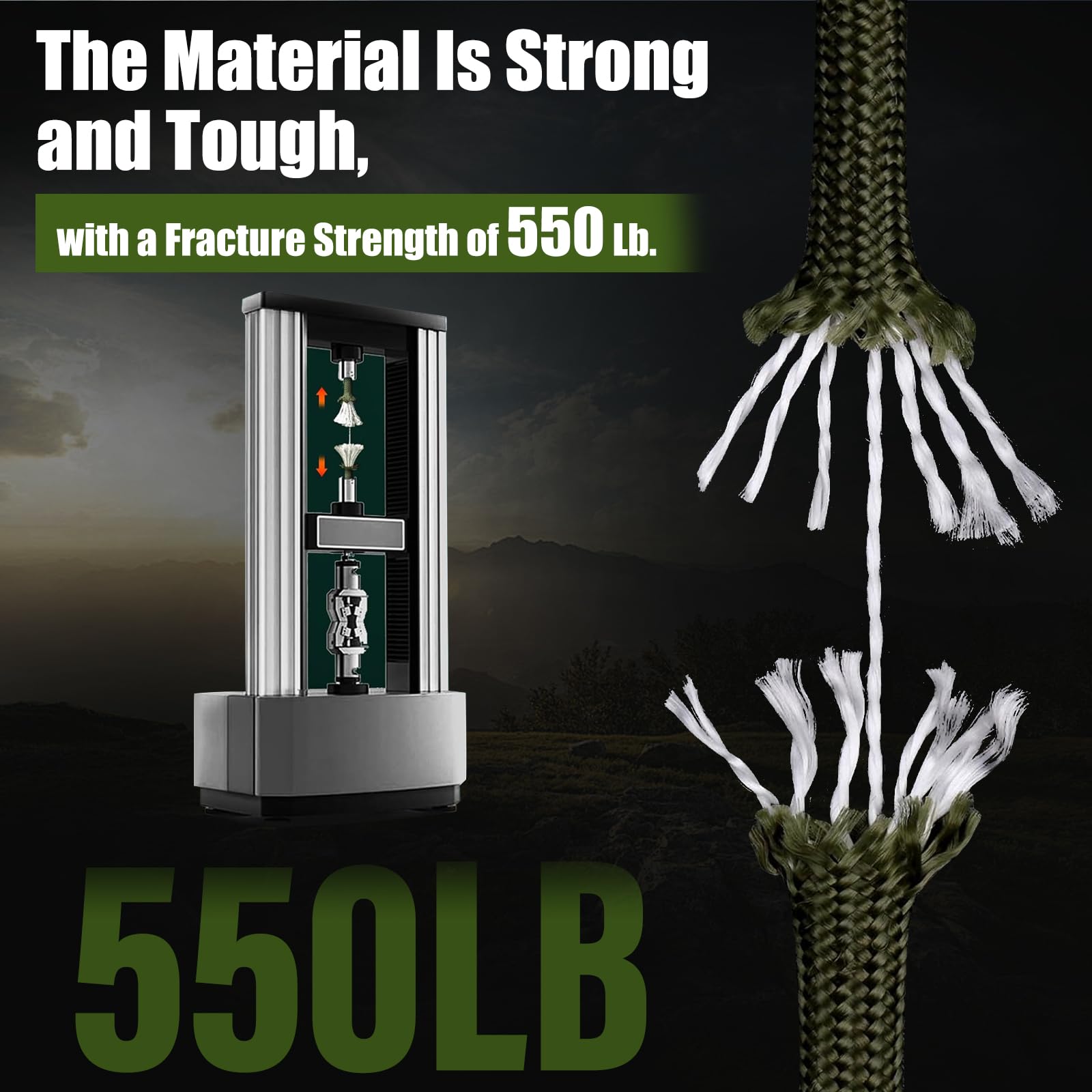 Corde Parachute Survival Lot De 4 Paracordes 10 M - 4 Mm 7 Brins - Résistance 250 Kg - Nylon - Survivalisme Et Camping Corde Parachute Camping