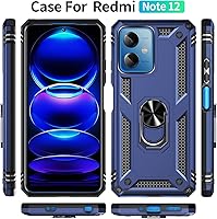 Vista 2 de Funda para Xiaomi redmi Note 12 5G/Poco X5 5G con protector de pantalla, soporte delgado protección militar a prueba de golpes Armor Defender Funda