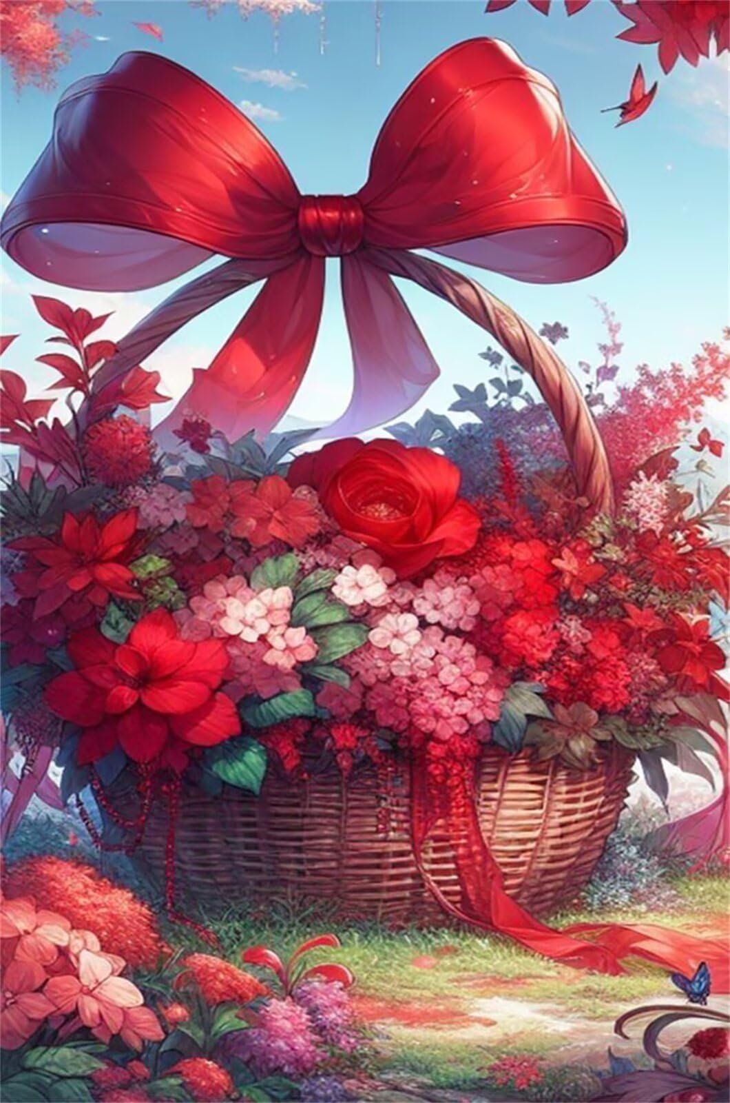 Puzzle 3000 sztuk kosz kwiatowy, puzzle niemożliwe, łamigłówki, łamigłówki, gry logiczne dla całej rodziny, puzzle dla dorosłych 3000 sztuk 122 x 81 cm