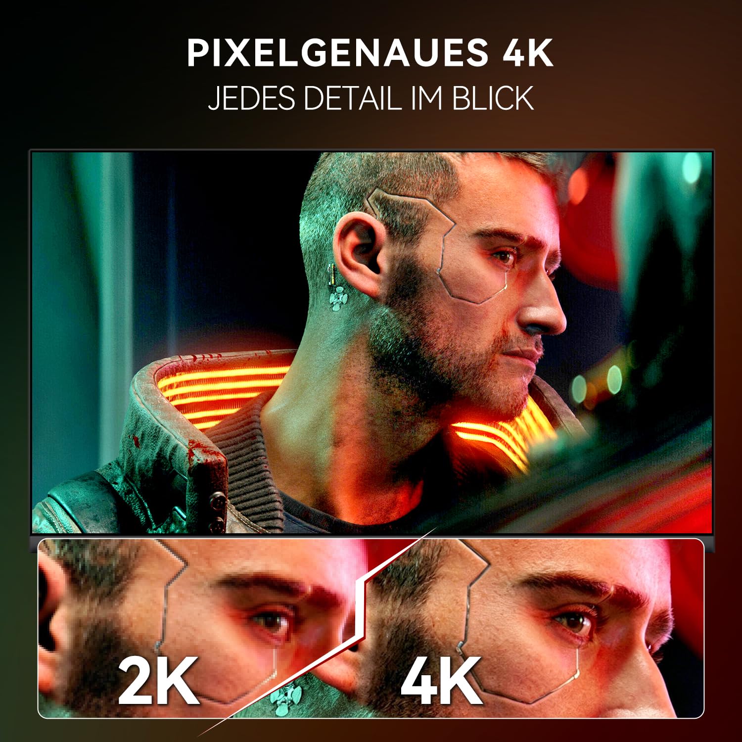 CUNPU 27 Zoll 4K Monitor 160Hz, 100% DCI-P3 100% AdobeRGB,1ms Fast IPS, HDR400, Höhenverstellbar, 135% sRGB, 100% AdobeRGB & DCI-P3, 2X HDMI 2.1 & 2X DP 1.4, DeltaE<2, Augenfreundlich