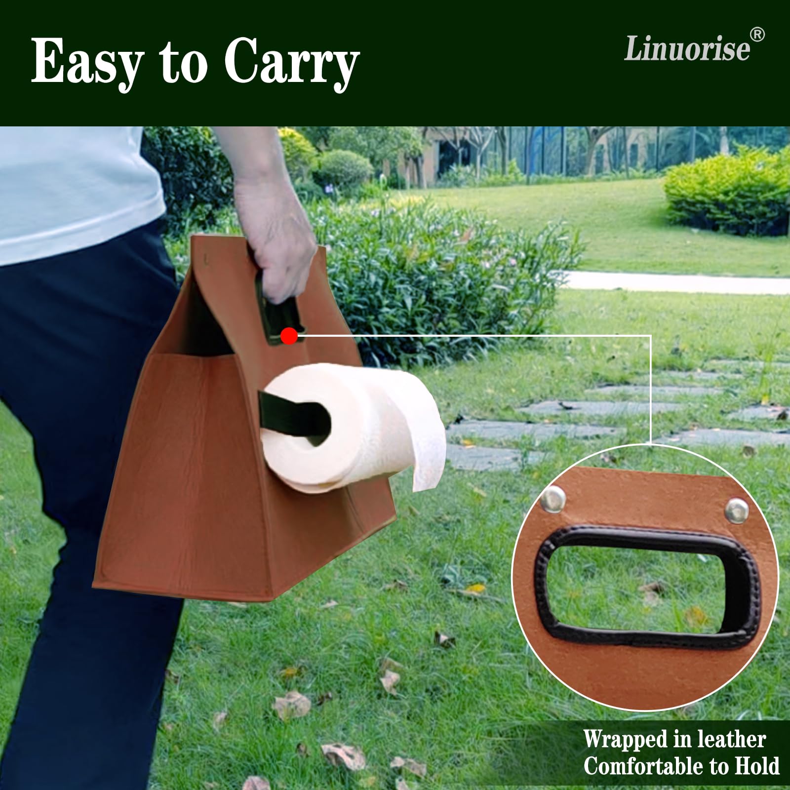 Bolsa de almacenamiento de accesorios para parrilla; organizador de herramientas para barbacoa y parrilla; regalos de barbacoa para hombres (tela de fieltro gruesa) 4