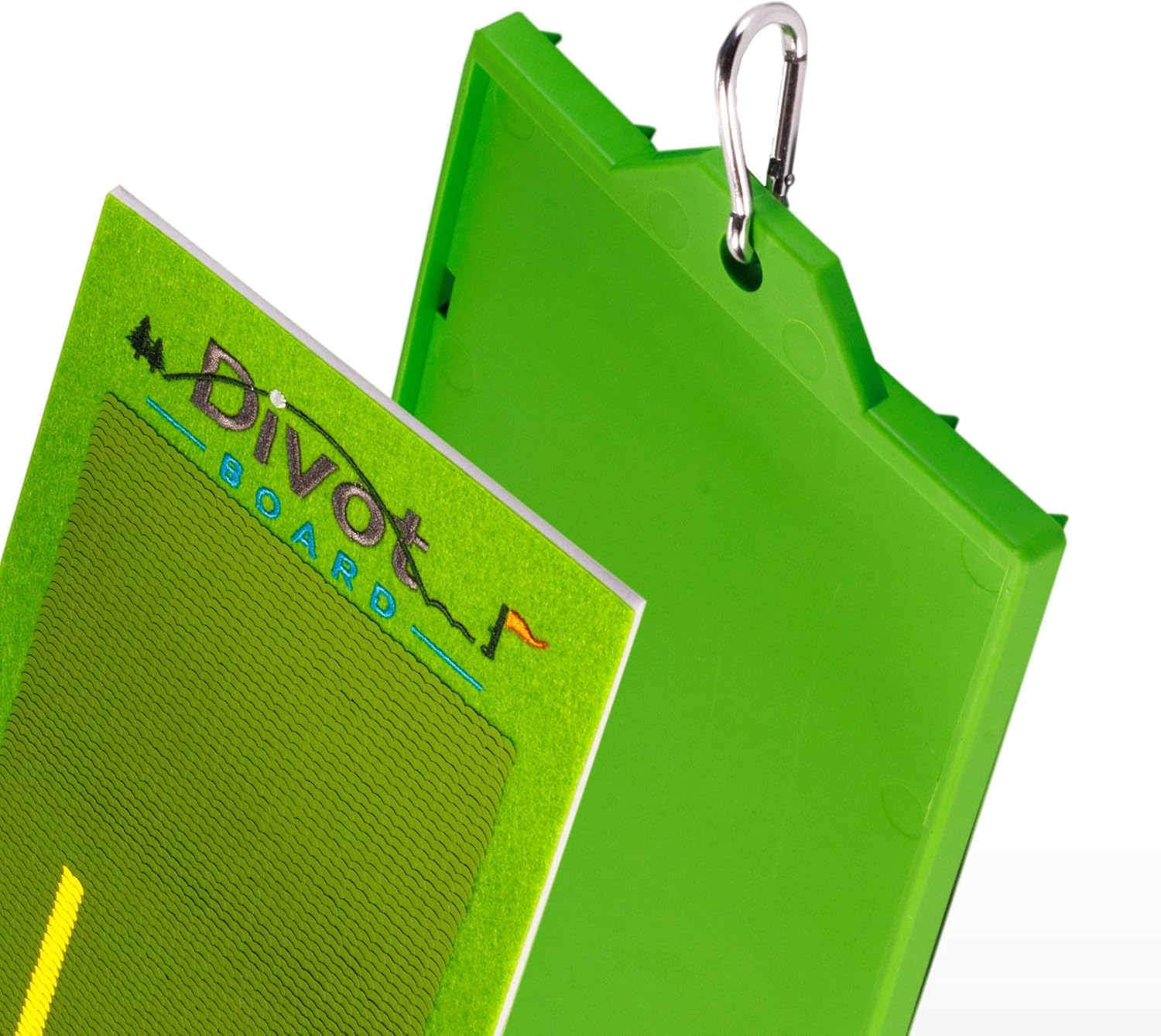 GolfTrainingAids Divot Board Replacement Mat - Green Rubber Foldable Golf Training Mat - 6