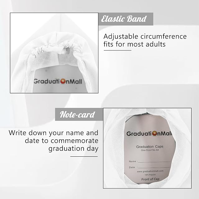 Foto 5 de 6 de GraduationMall Sombrero de Graduación 2026 Birrete Graduacion Adulto Gorro de Graduacion Fiesta Universidad…