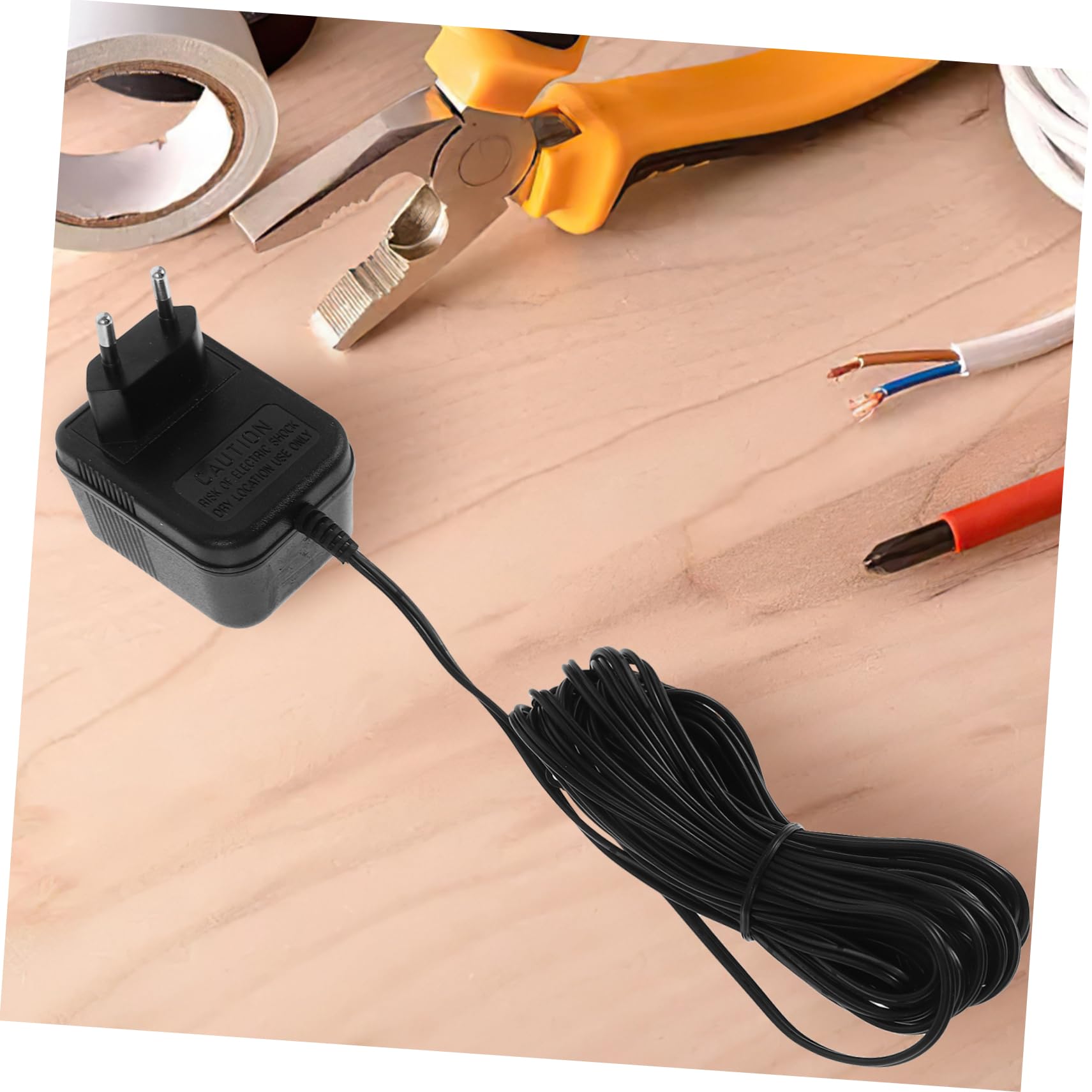 Angoily 4 Piezas Adaptador De Corriente Para Timbre Suministro De Timbre Adaptador Ajustable Para Timbre Con Video Adaptador De Timbre De Seguridad Para El Hogar El Plastico