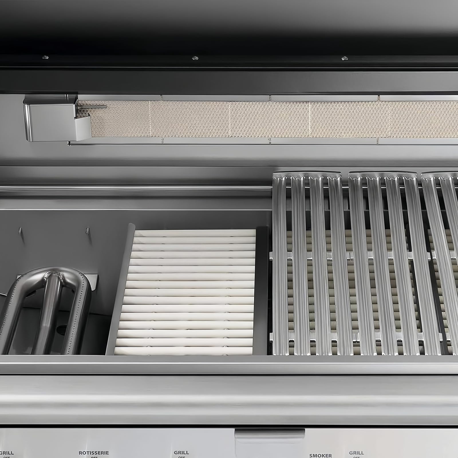 Grill płyta grzewcza osłona grilla pręt ceramiczny kompletny promiennik części zamienne do DCS 27DBQ, 27DBR, 27DSBQ, 27FSBQ, 36DBQ, 48DBQ, BGA27-BQ, BGB36-BQARN, BGB48-BQARL, osłona palnika gazowego ze stali nierdzewnej