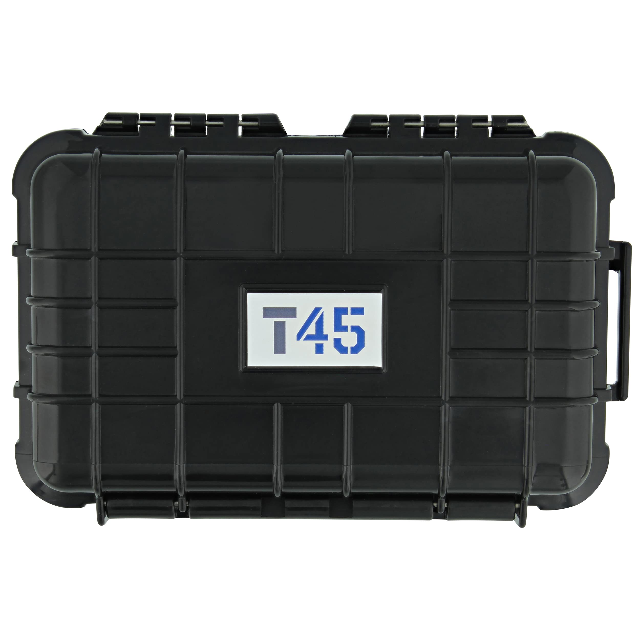 Hard Case - 7.5 x 4.8 x 2.1in Rubber Lined Waterproof Storage Case for Cameras, Tools, and More - Protective Ghost Hunting Equipment Luggage with Pressure Release Valve for Airplane Travel