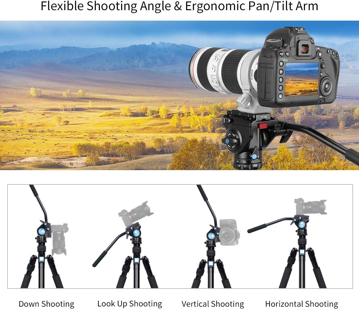 Black Friday - 50% OFF SIRUI AM-5V New Fluid Video Head Hunting Tripod Head with Quick Release Plate Product Deal SIRUI AM-5V New Fluid Video Head Hunting Tripod Head with Quick Release Plate