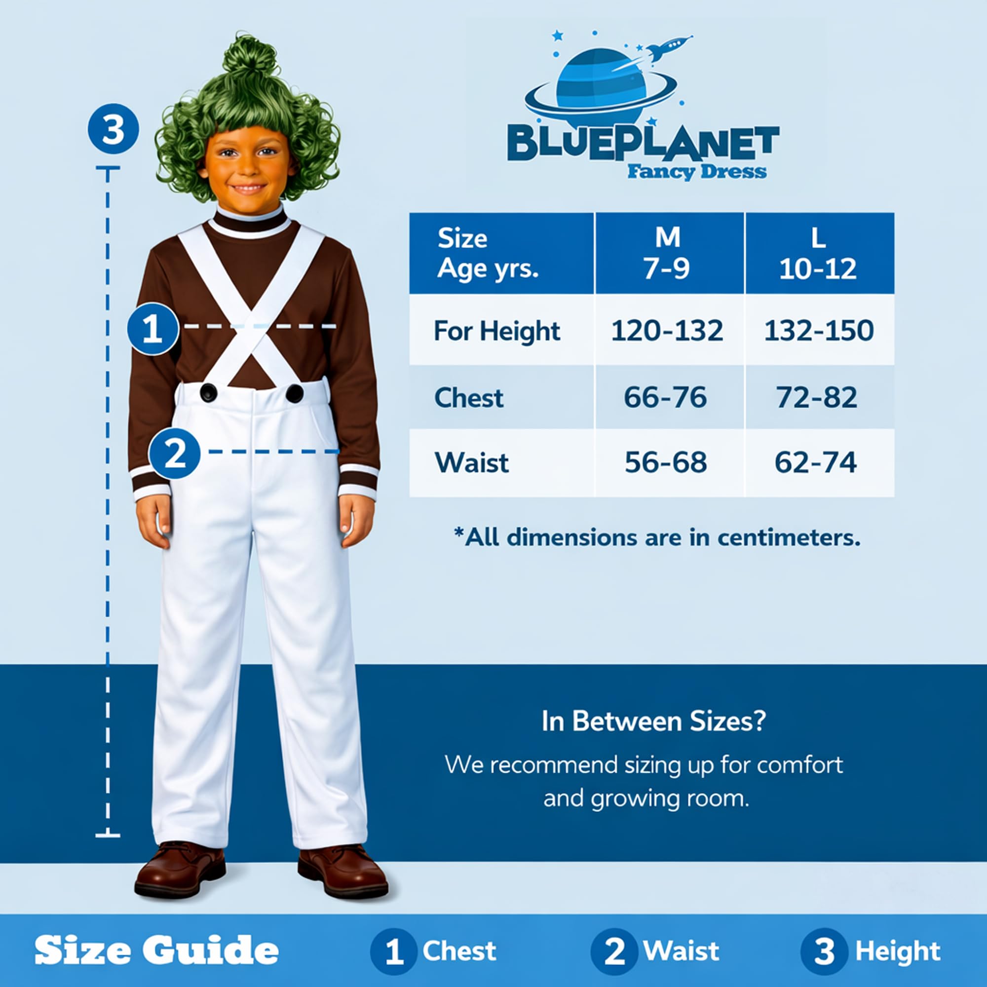 Childrens Kids Factory Worker Complete 5 Piece Set Fancy Dress Costume includes Top, Dungarees, Green Wig - Image 3