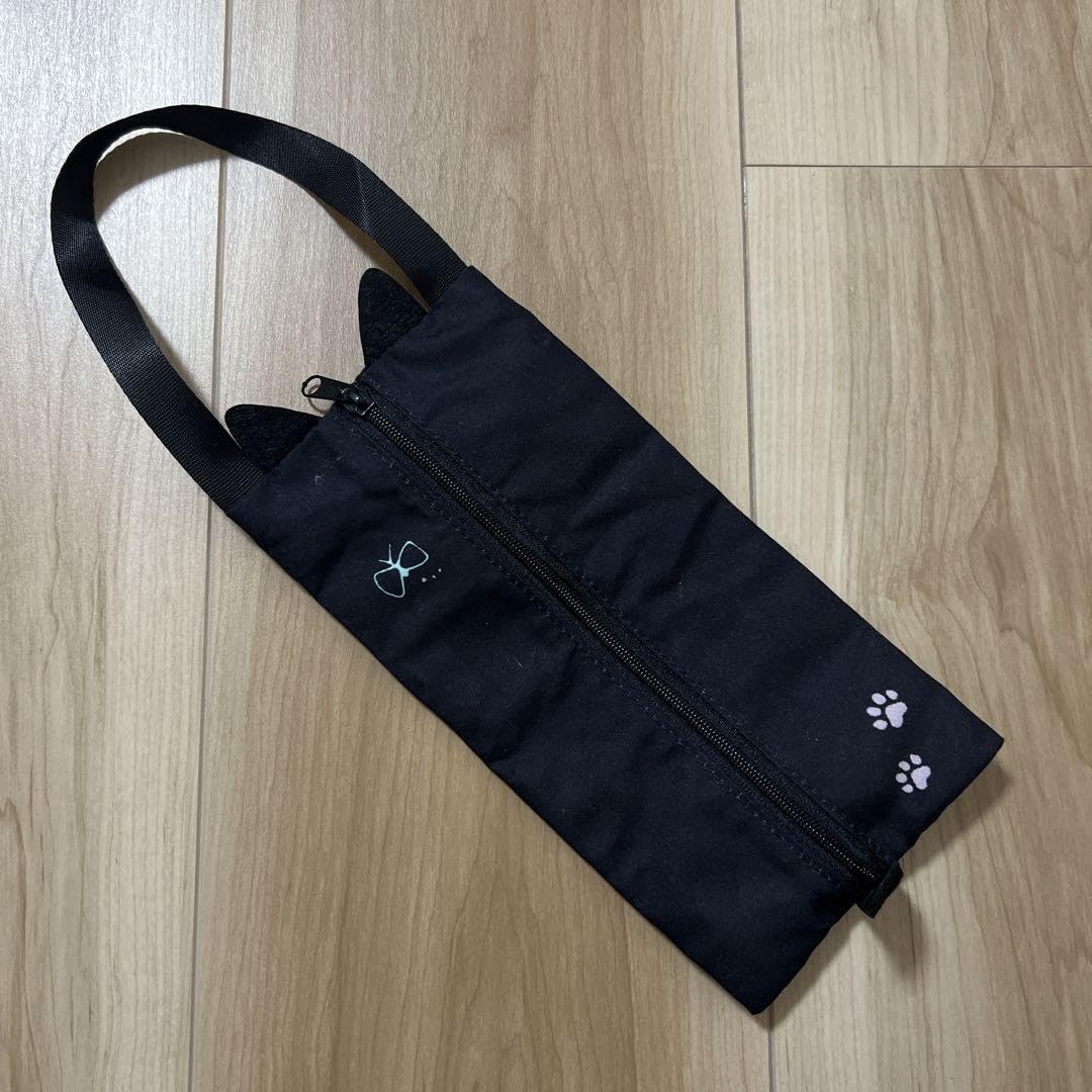 Amazon.co.jp: 黒猫 イヤホン巾着とおでかけポーチ 3個 : おもちゃ