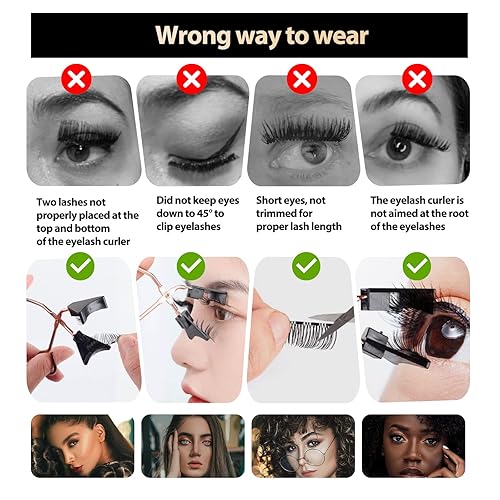 Miniatura 4 de Pestañas magnéticas dobles pestañas postizas imanes no necesita delineador de ojos ni pegamento pestañas postizas de efecto 3D paquete de 2 pares