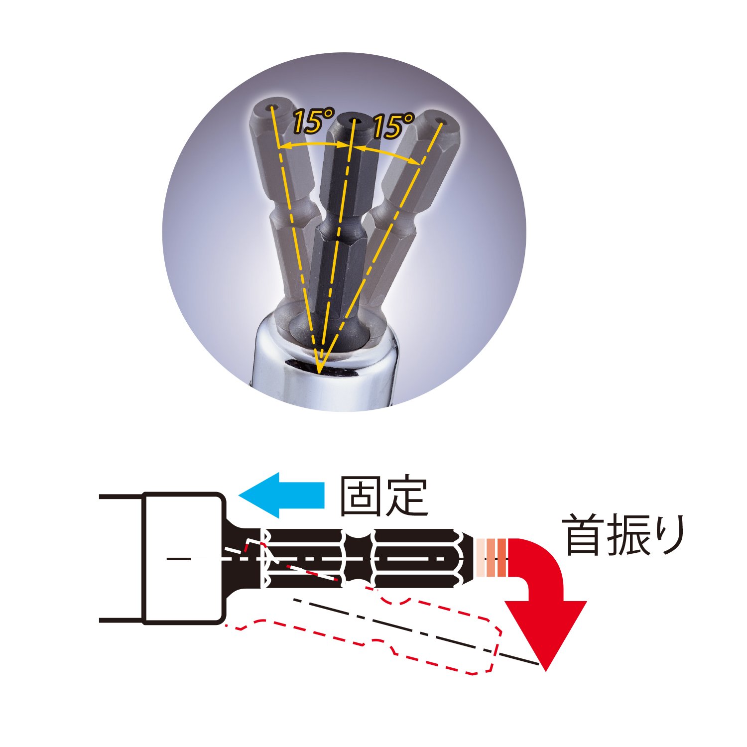 ベッセル(VESSEL) 首振りソケット 対辺10mm 12角 ユニバーサルタイプ WA201011 Amazon | ベッセル(VESSEL) 首振りソケット 対辺10mm 12角