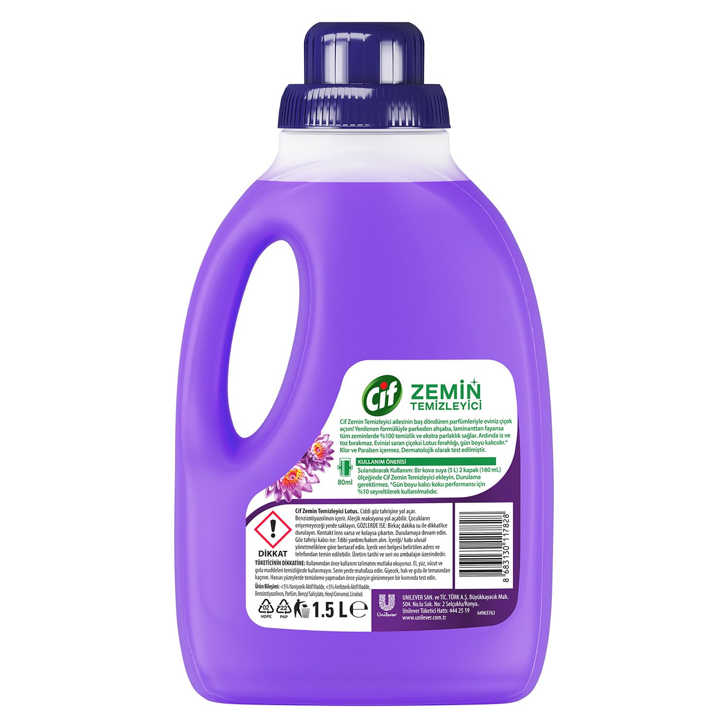 Cif Zemin Temizleyici Lotus 1500 ml