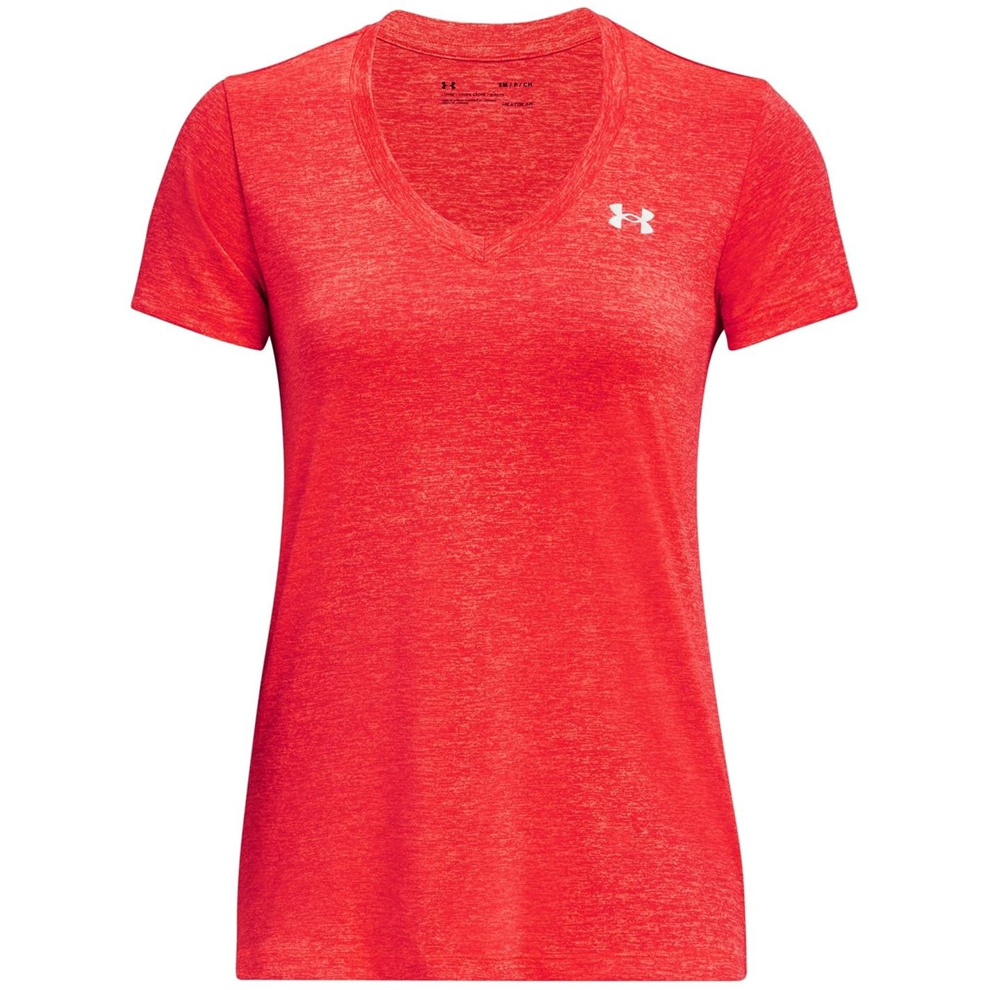 Under Armour Womens Tech V-Neck Twist Short-Sleeve T-Shirt