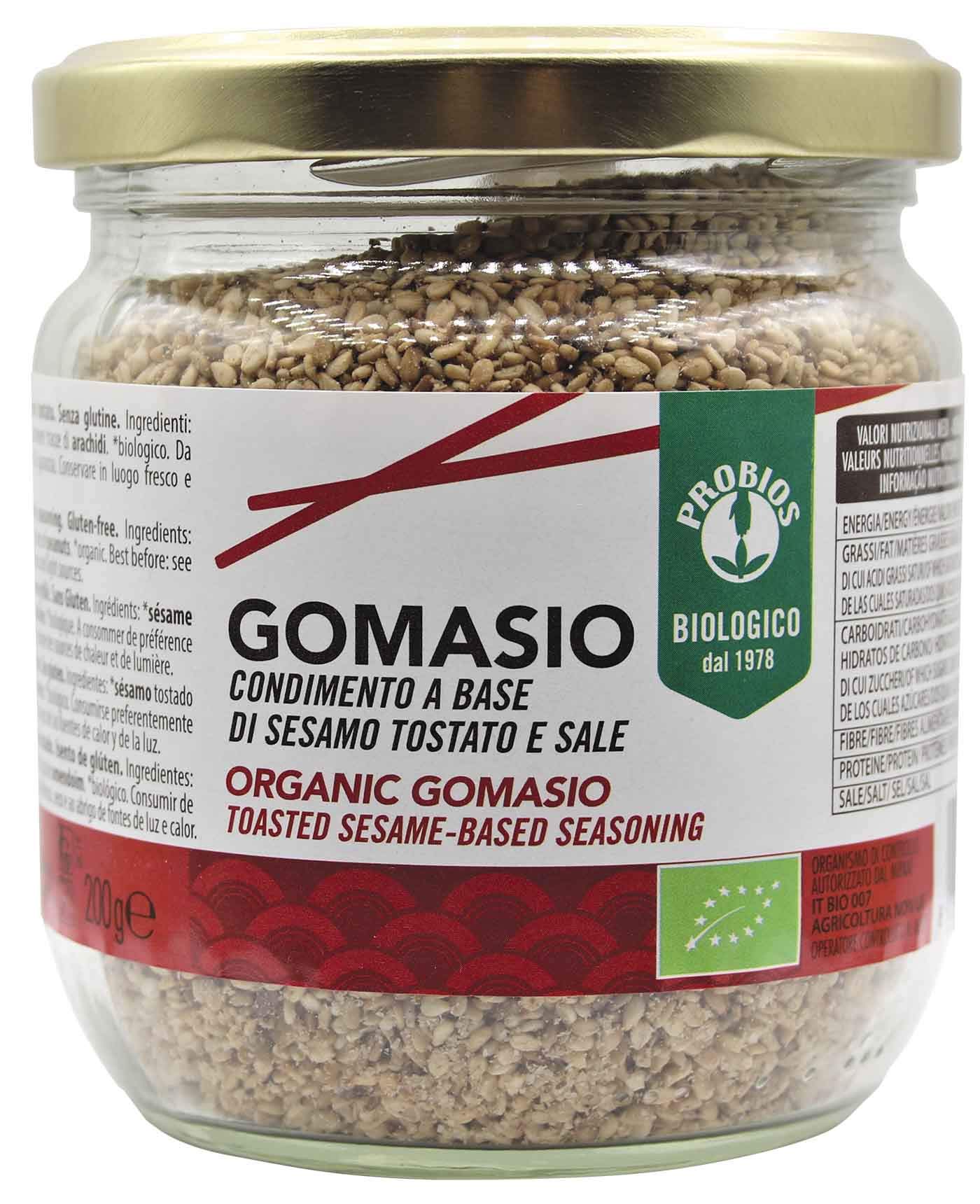 Probios Gomasio Bio - Senza Glutine- Confezione da 6 x 200 g