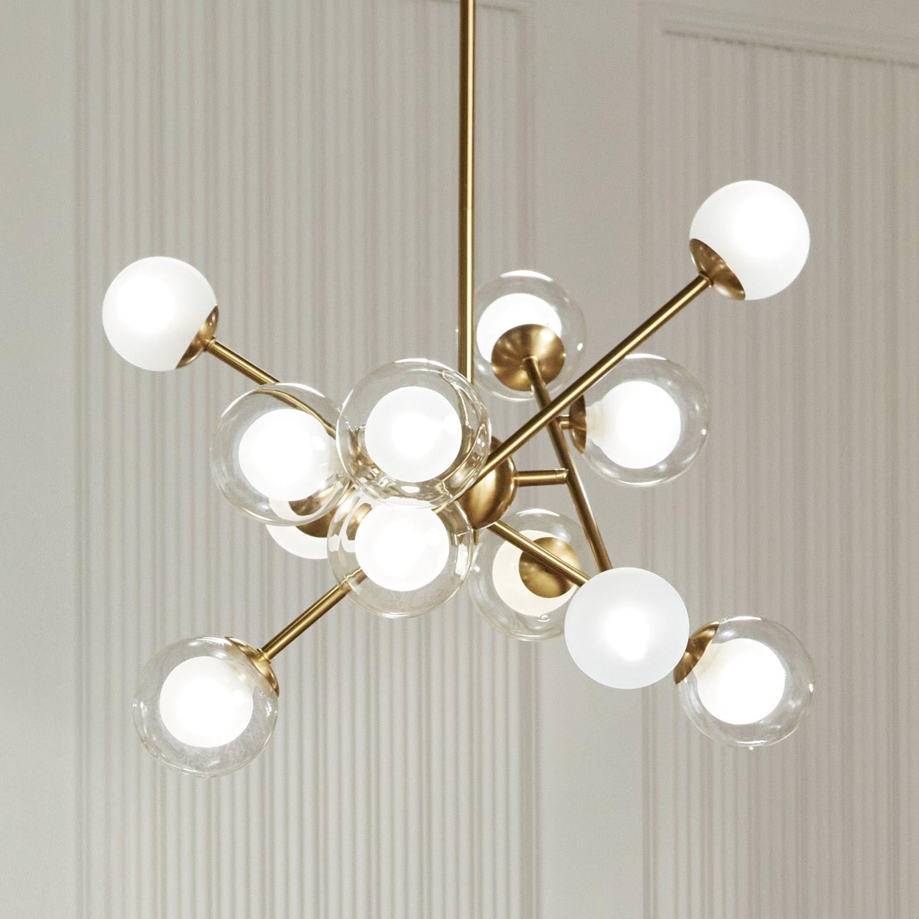 Possini Euro Design Davis Soft Gold Sputnik Chandelier 26 1/4