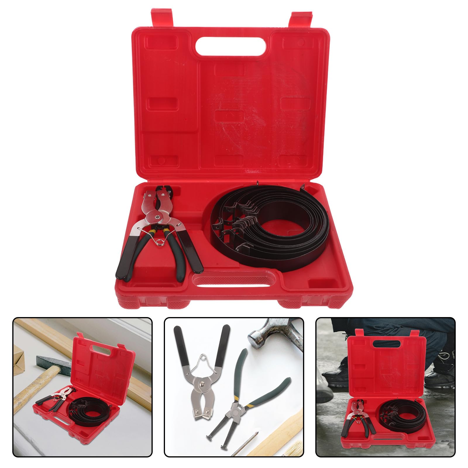 Herramienta de Instalación Herramienta de Montaje y Desmontaje y Resistente para Anillos de Pistón Compresor de Pistón para Automóviles