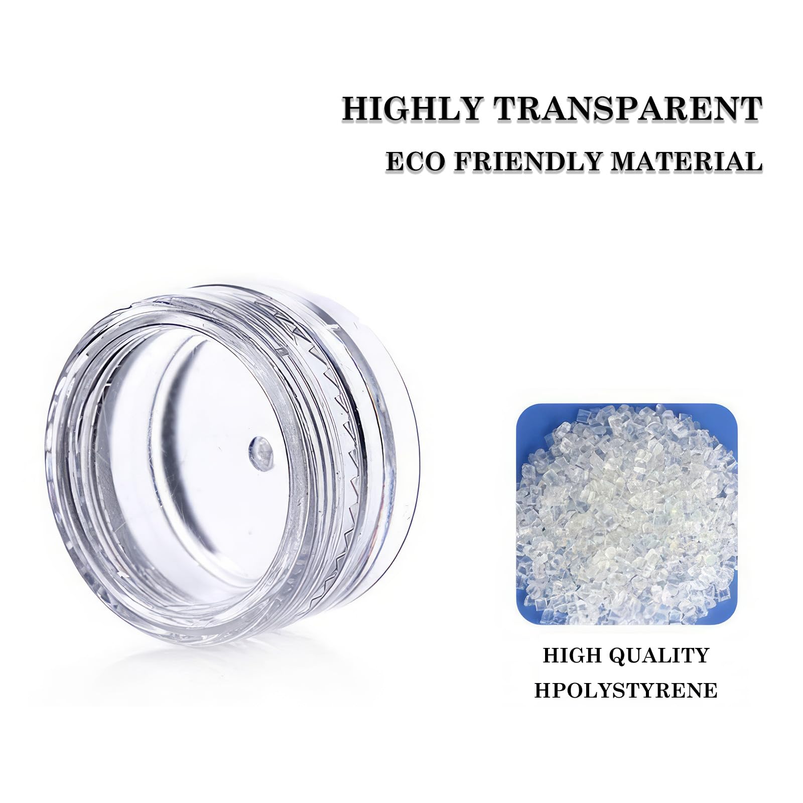 8 Contenitori Cosmetici Da Viaggio Trasparenti - 5g L'uno, Con Paletta Per Crema - Foto 6