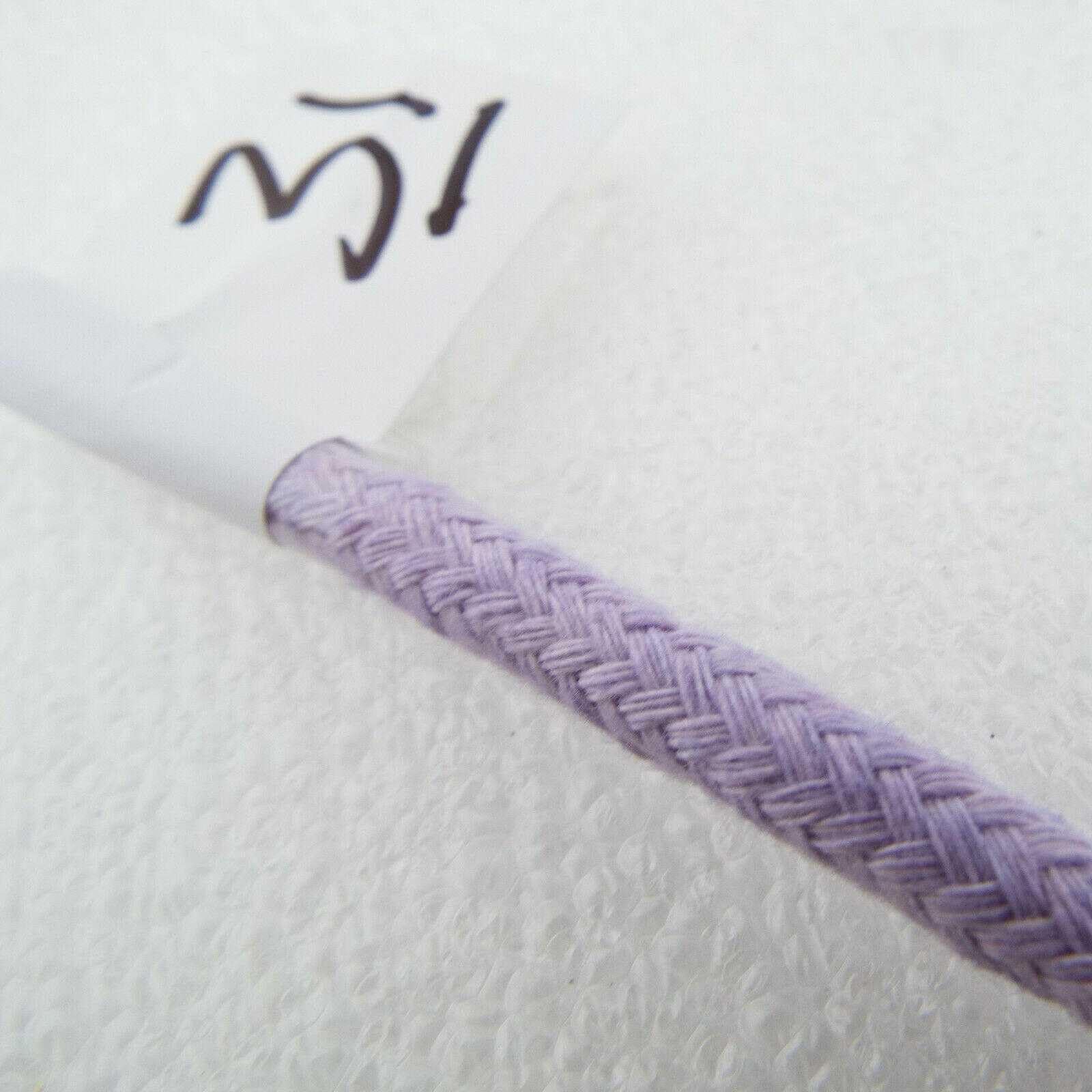 6mm Cotton Cord Braided Rope Knot Board Handle 57 Color Buy 1 2 Or 4 Metres 995D, 31 Lilac, 4 Metres