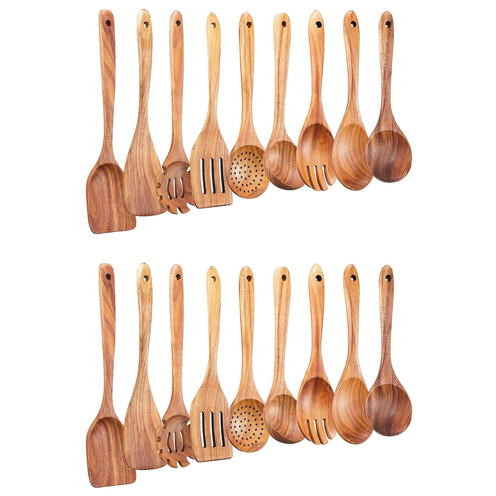 Küchen Utensilien Satz, 18 Stücke für Kochen, Kochutensilien, für Antihaft Pfanne