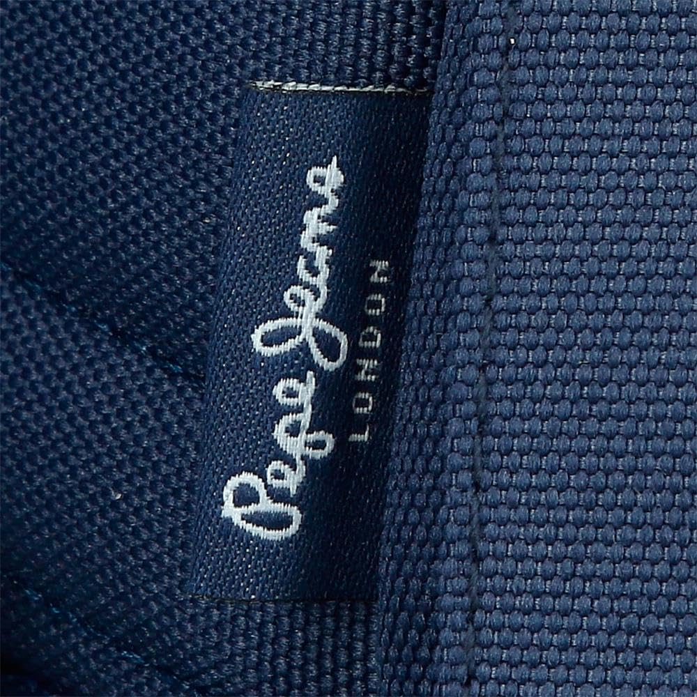 Pepe Jeans Arwyn Mochilas casual, antracita, khaki y azul portaordenador, varios compartimentos, fabricada en Poliéster con detalles en Piel Sintética, de Joumma Bags