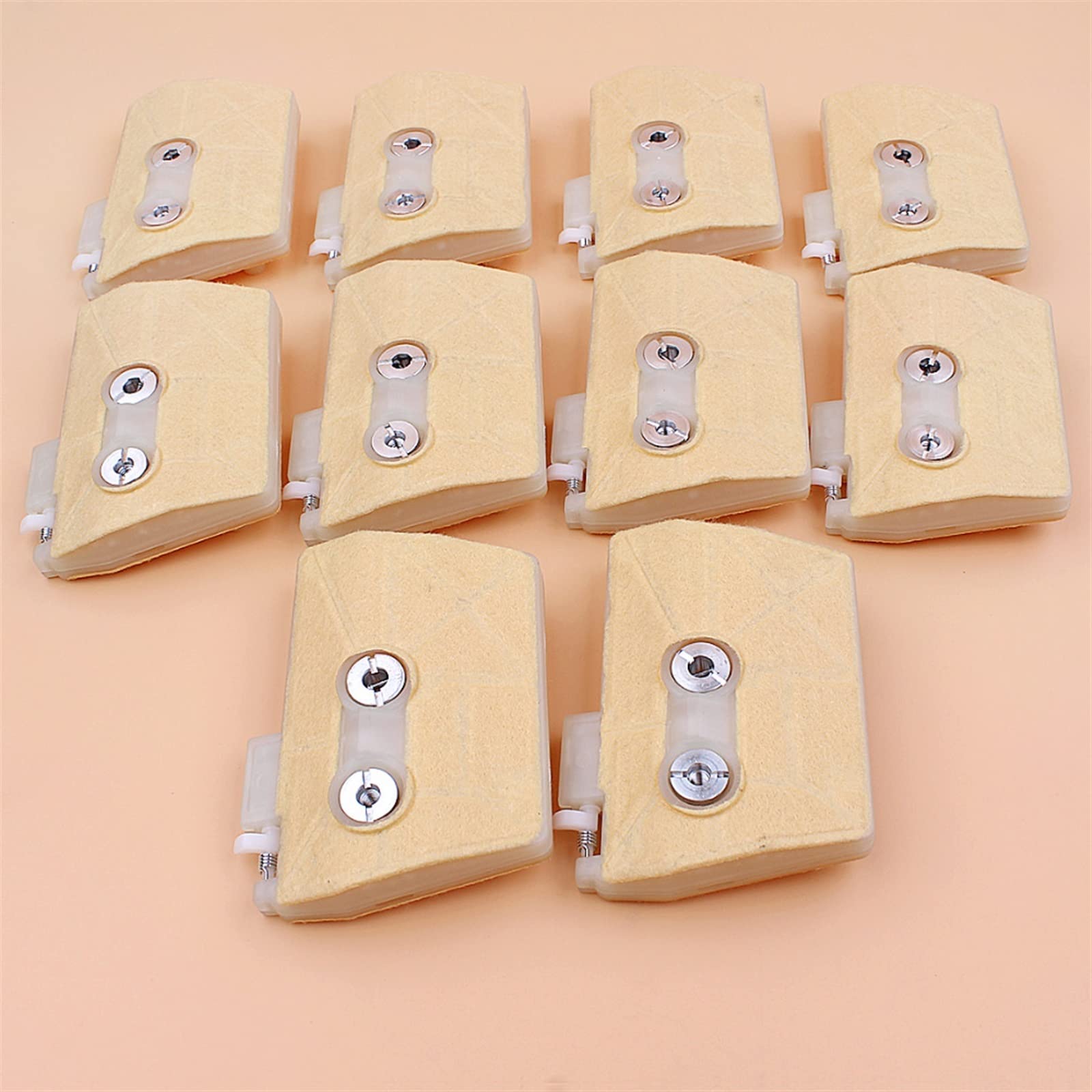 IWBR 10 unids/Lote Filtro de Aire Apto for STIHL 038 MS380 MS381 MS 380 381 repuestos de Motosierra de Gasolina 11191201607