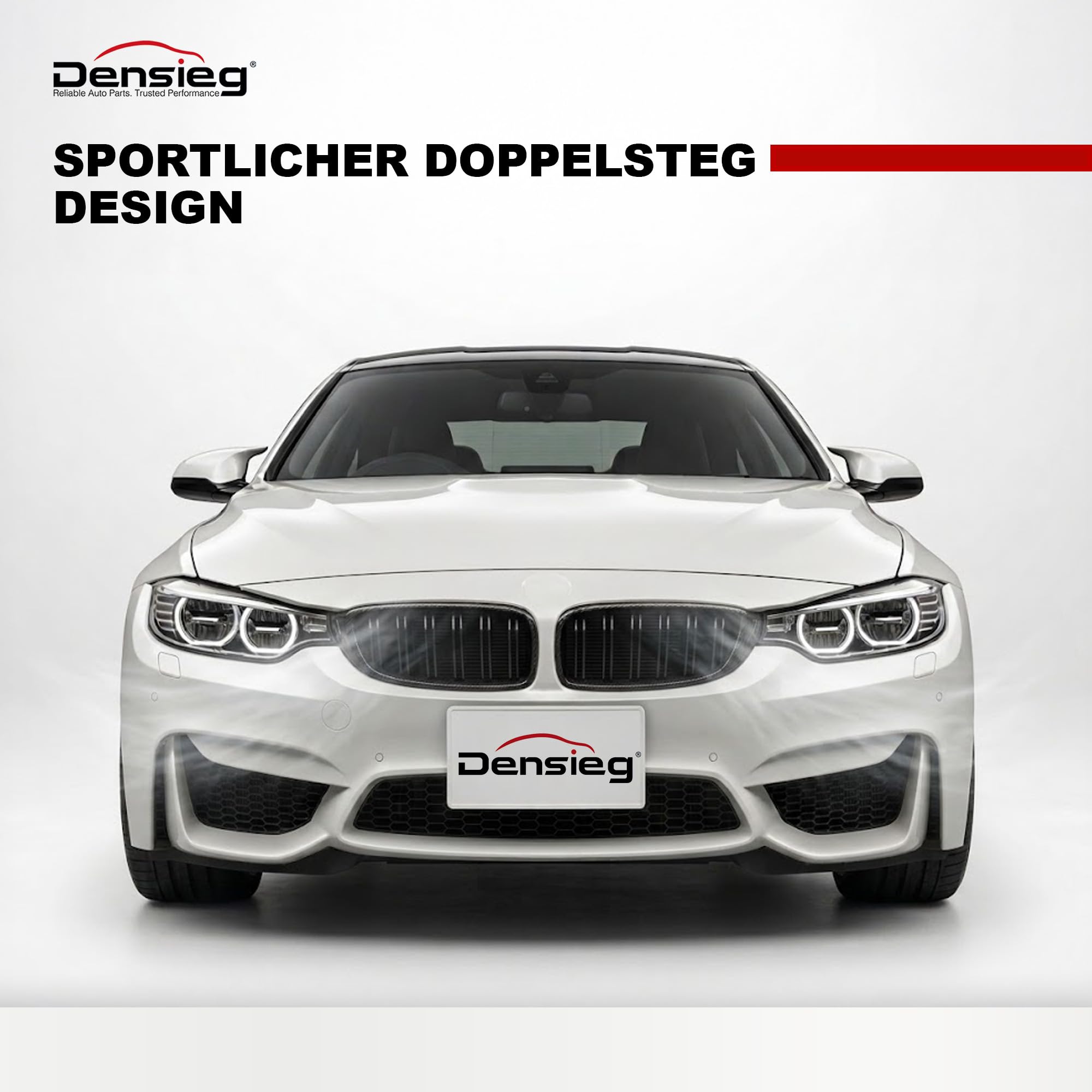 Podwójny grill nerkowy F32, błyszczący, czarny, kompatybilny z BMW serii 4 F32 F33 F36 Coupe Cabrio M4 F80 M3 2013-2017, kratka ozdobna, grill sportowy