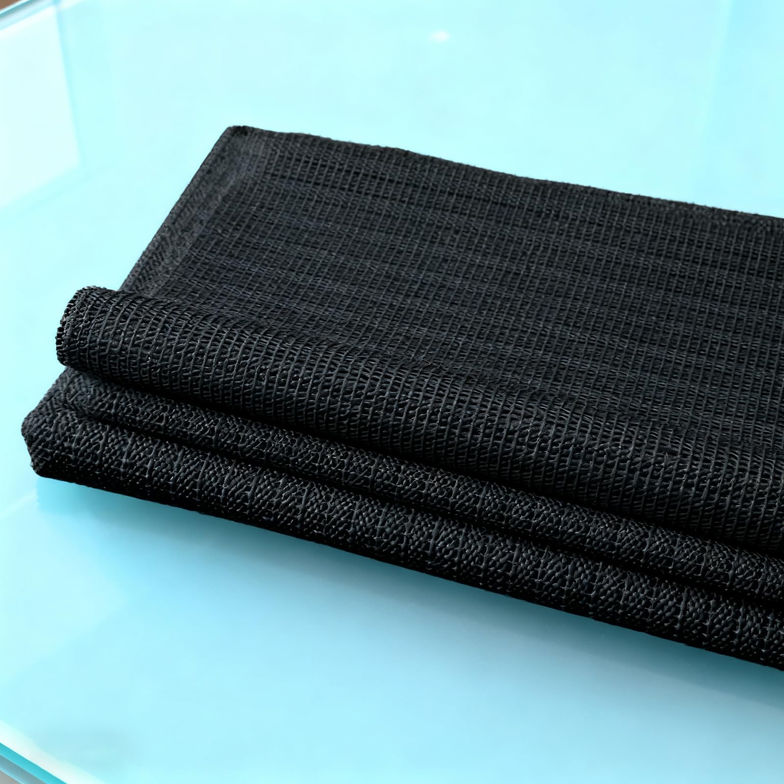 Teppichunterlage rutschfest 190 x 280 cm Waschbare, Wiederverwendbare, Hält Ecken Flach, Zuschneidbar, rutschfest Teppichstopper, Rutschmatte für Teppich für Zuhause, Schwarz