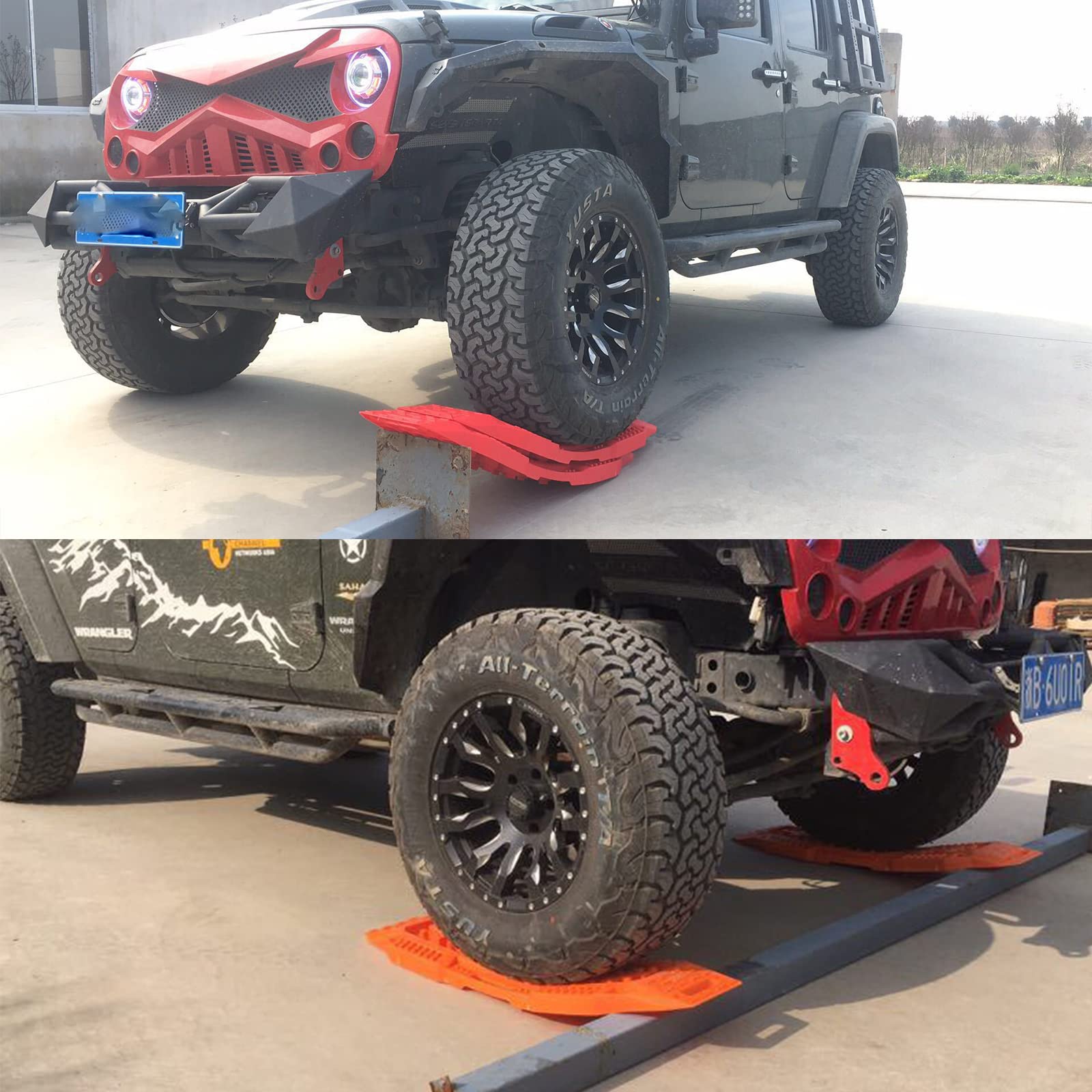 CStern Tavole Di Recupero Per Fuoristrada - 2 Pezzi, Per Fango, Sabbia E Neve, Blu - Foto 13