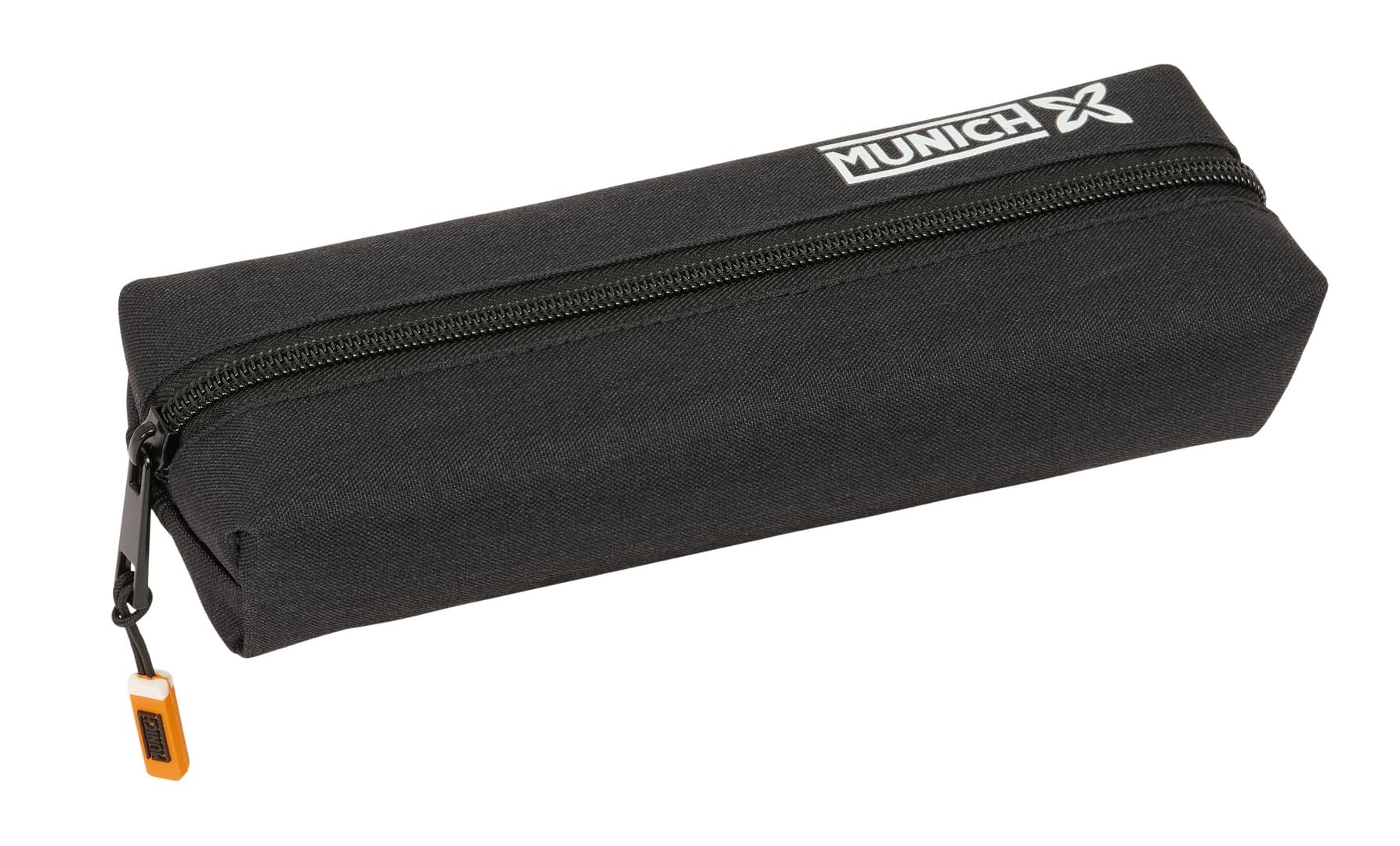 Safta MUNICH LAGOON - Rectangular Children's Pencil Case, Children's Pencil Case, Ideal for School Age Children, Comfortable and Versatile, Quality and Resistance, 22 x 7 x 40 cm, Black/White, M,