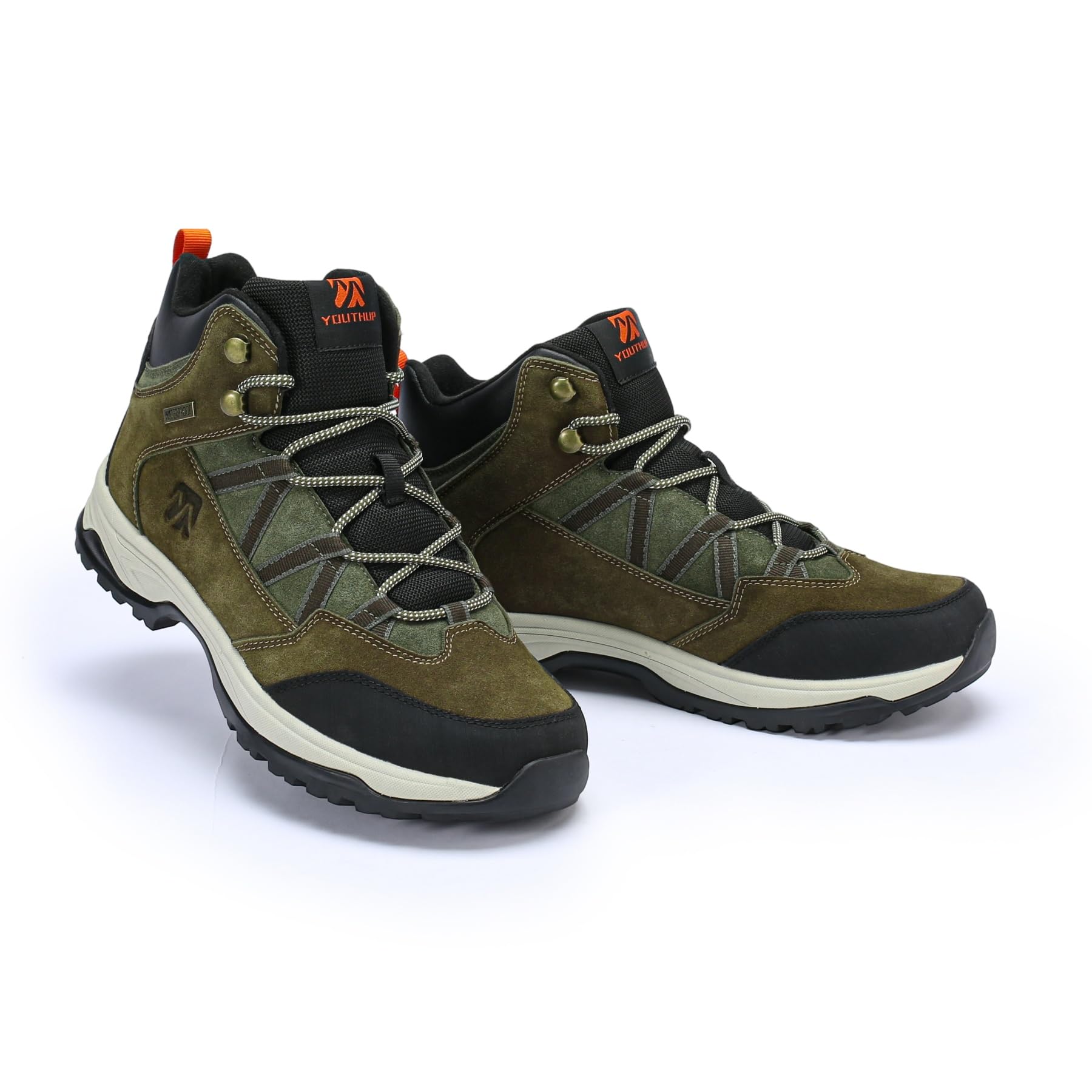 YOUTHUP Chaussures randonnée homme montantes imperméables trail outdoor