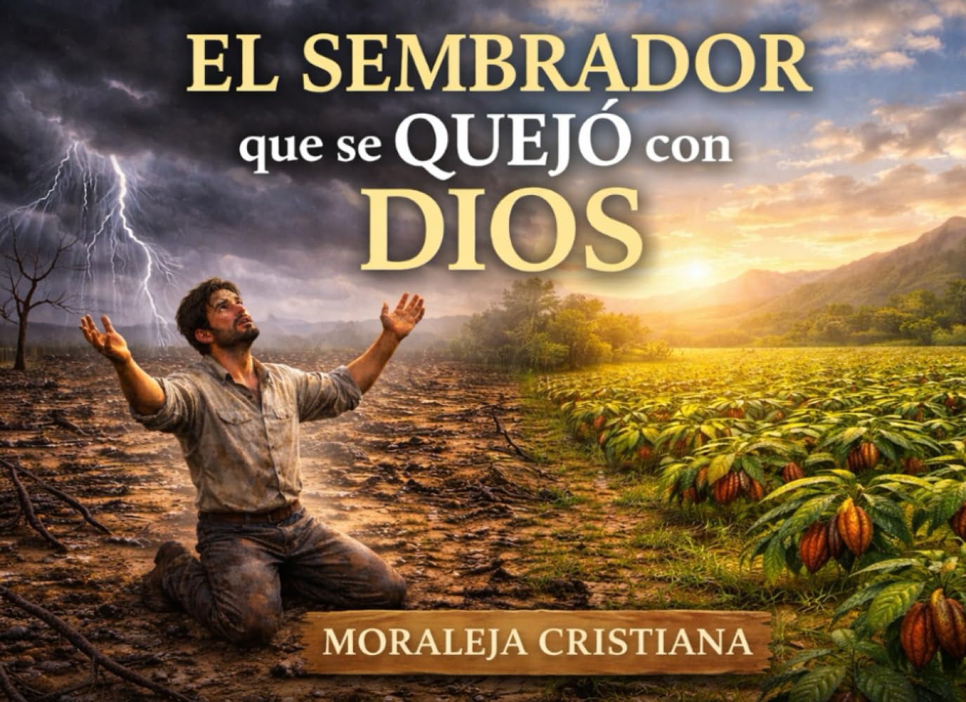 El sembrador que se quejó con Dios: Historia cristiana con moraleja | Moralejas cristianas cortas para reflexionar sobre la fe y la confianza en Dios (Colección Creciendo en Fe)