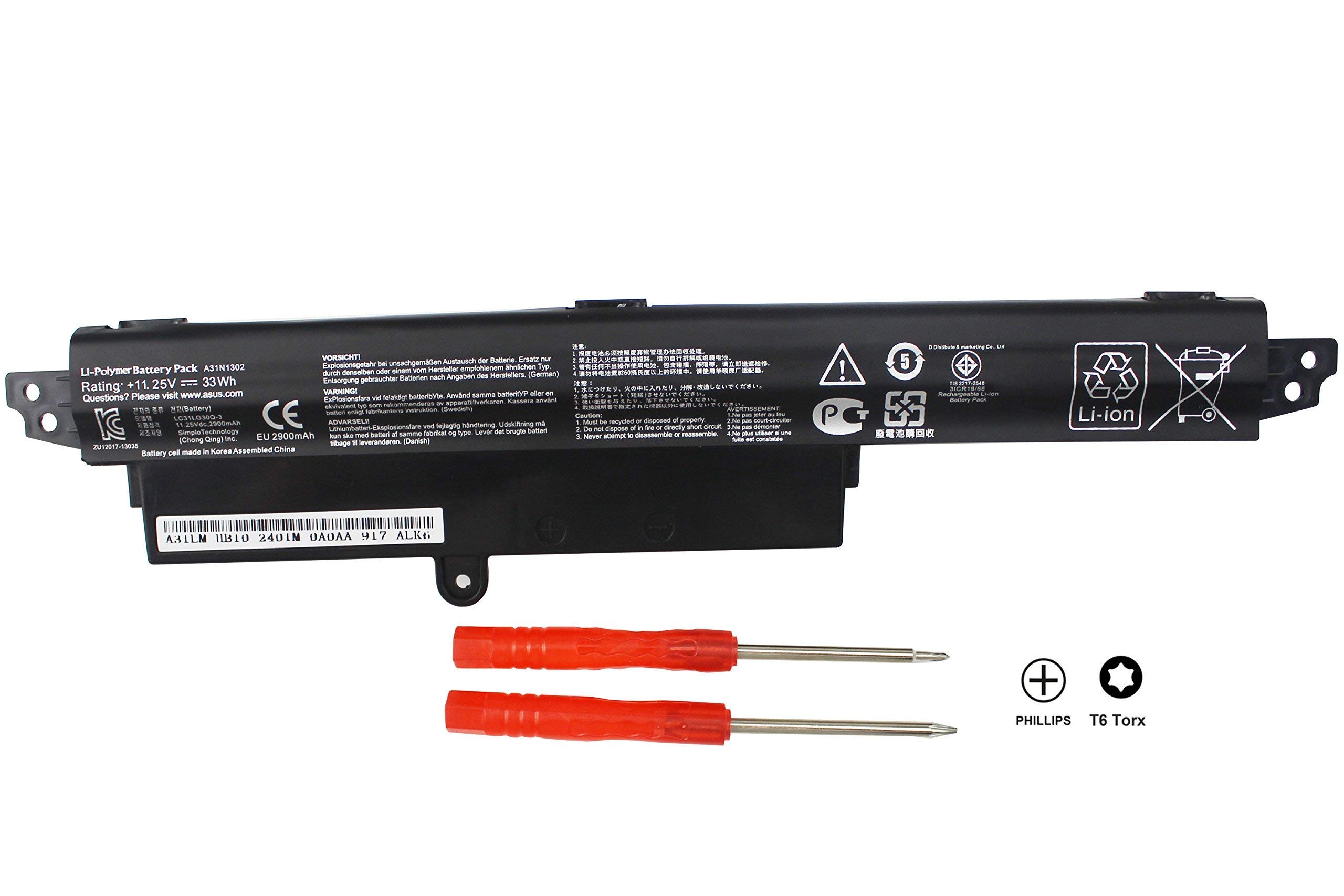 TravisLappy Laptop Battery for Asus VivoBook 11" Inch X200CA X200M Series F200CA, X200CA-1A, FX200CA, X200CA-9A, R202CA, X200CA-1B, X200MA, X200CA-9D (B08QHX9B8B) Amazon Price History, Amazon Price Tracker