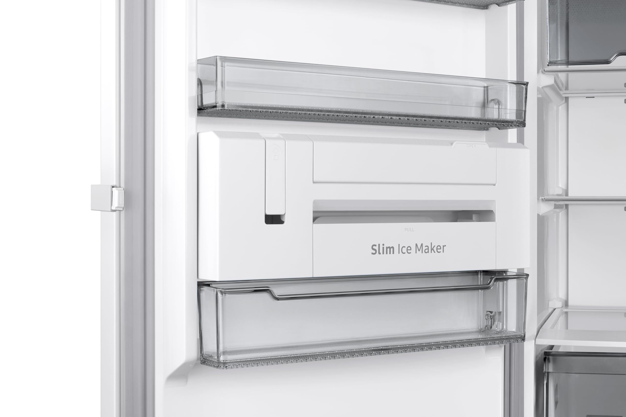 Samsung Congelador Vertical 186cm, 323L, Clase E, Color Blanco, SmartThings, AI Energy Mode, Tecnología SpaceMax™ - RZ32C7ADEWW/EF [Clase de eficiencia energética E]