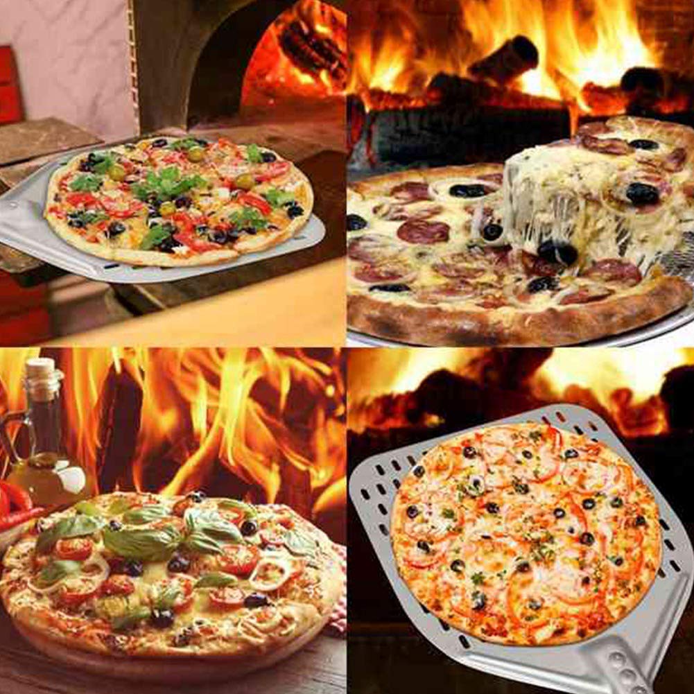 Łopatka do pizzy 14-calowa twarda łącząca łopatę do pizzy do pieczenia i przenoszenia pizzy 16-calowy uchwyt