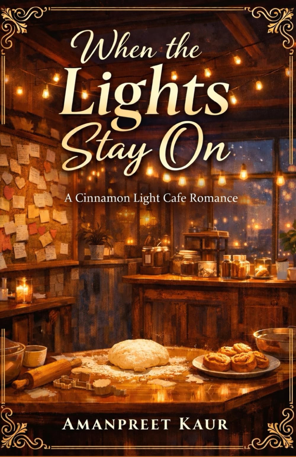 When the Lights Stay On: A Cinnamon Light Café Romance: 4 (The Cinnamon Light Café Series)