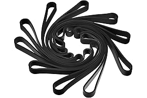 Heavy-Duty Rubber Bands for Book Securing, Set of 10