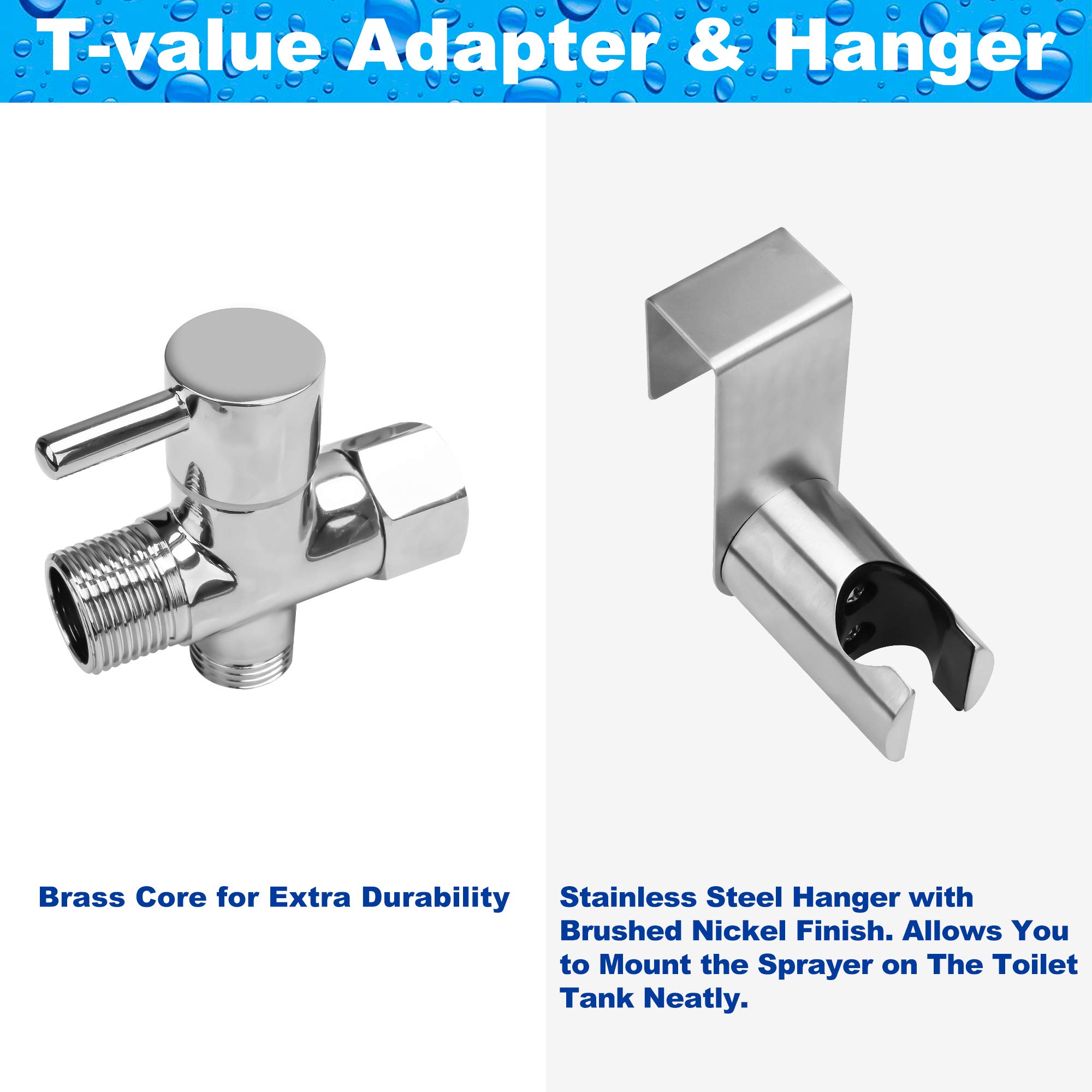 H.E Home Bidet Sprayer for Toilet a Perfect Cloth Diaper Sprayer Easy