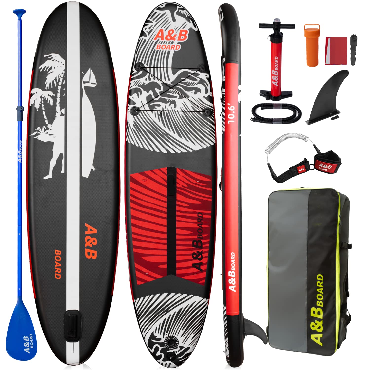 A&BBOARD Inflatable Stand Up Paddle Board