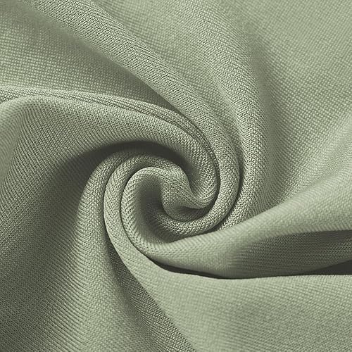 Miniatura 5 de Paquete de 50 bandas para sillas color verde salvia, bandas elásticas para sillas deslizantes, lazos para bodas, fiestas, baby shower, eventos