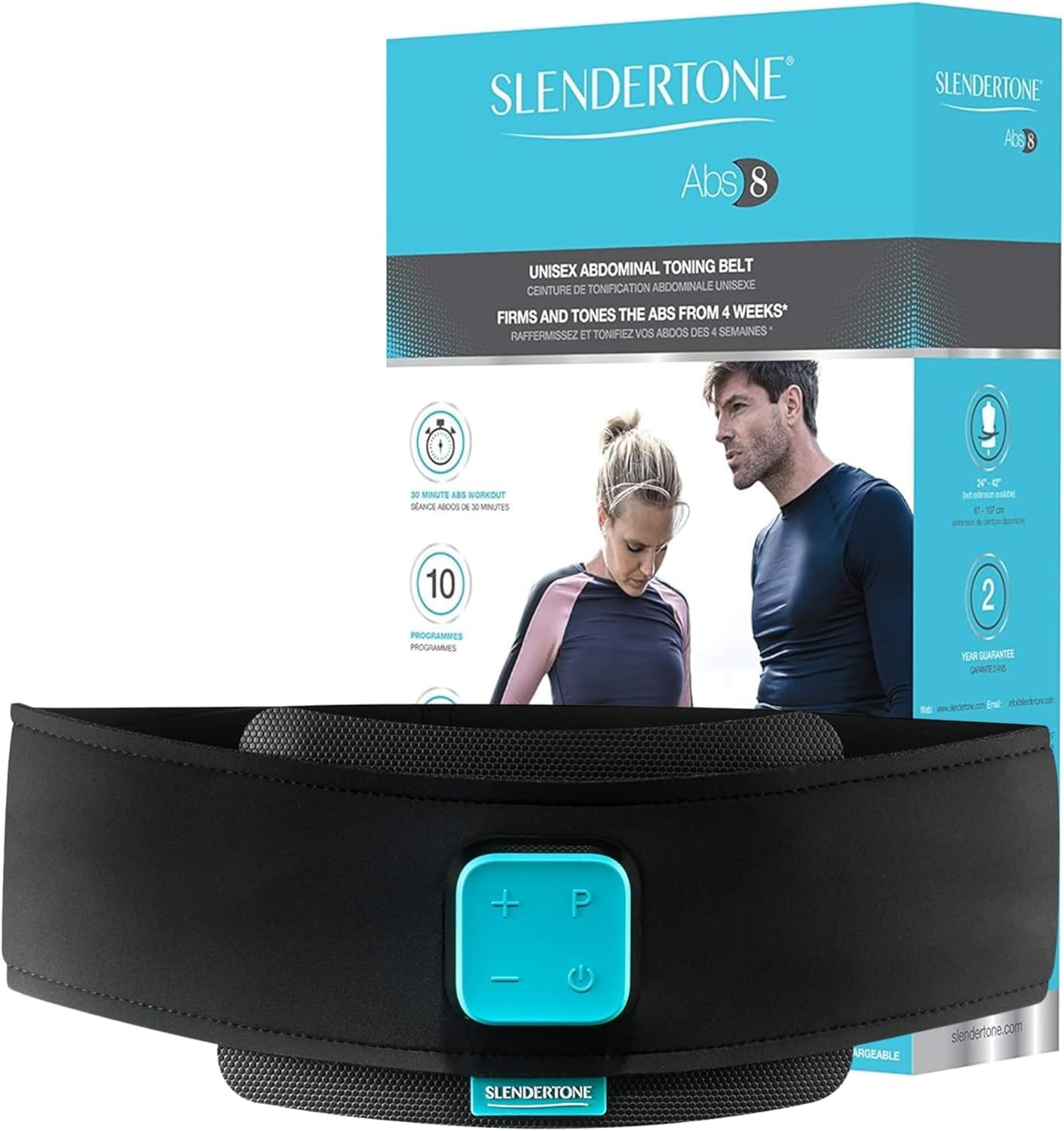 Slendertone Abs8 Muscle Stimulation Belt with Value Pack Pads