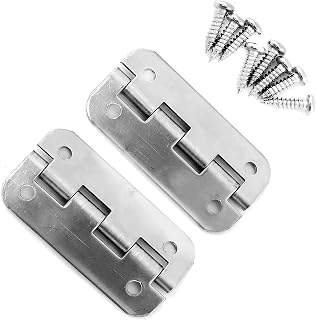 Cornucopia Stainless Steel Replacement Cooler Hinges Compatible with Igloo Style Ice Chests (Pack of 2 Hinges, 8 Screws)