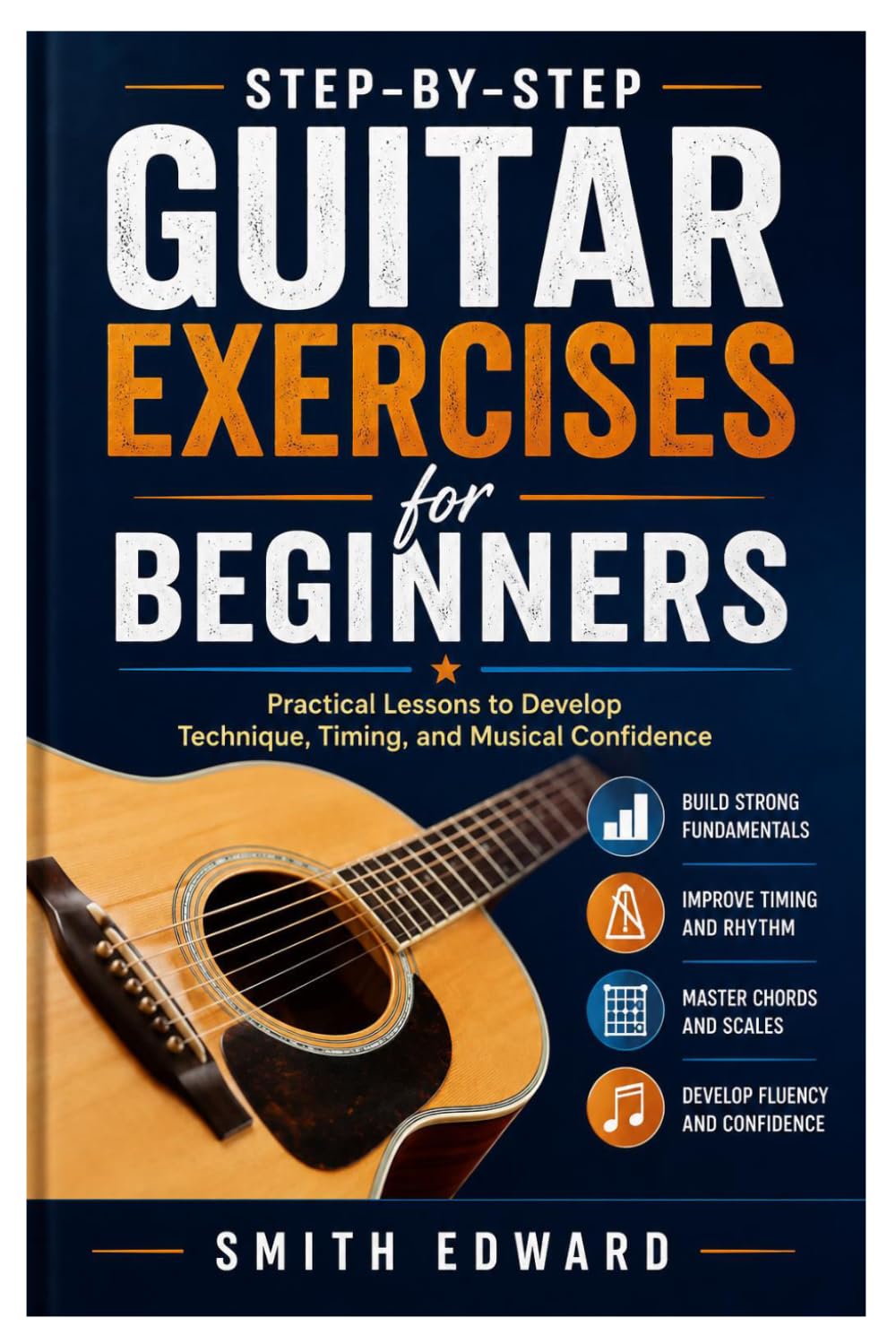 Step-by-Step Guitar Exercises for Beginners: Practical Lessons to Develop Technique, Timing, and Musical Confidence