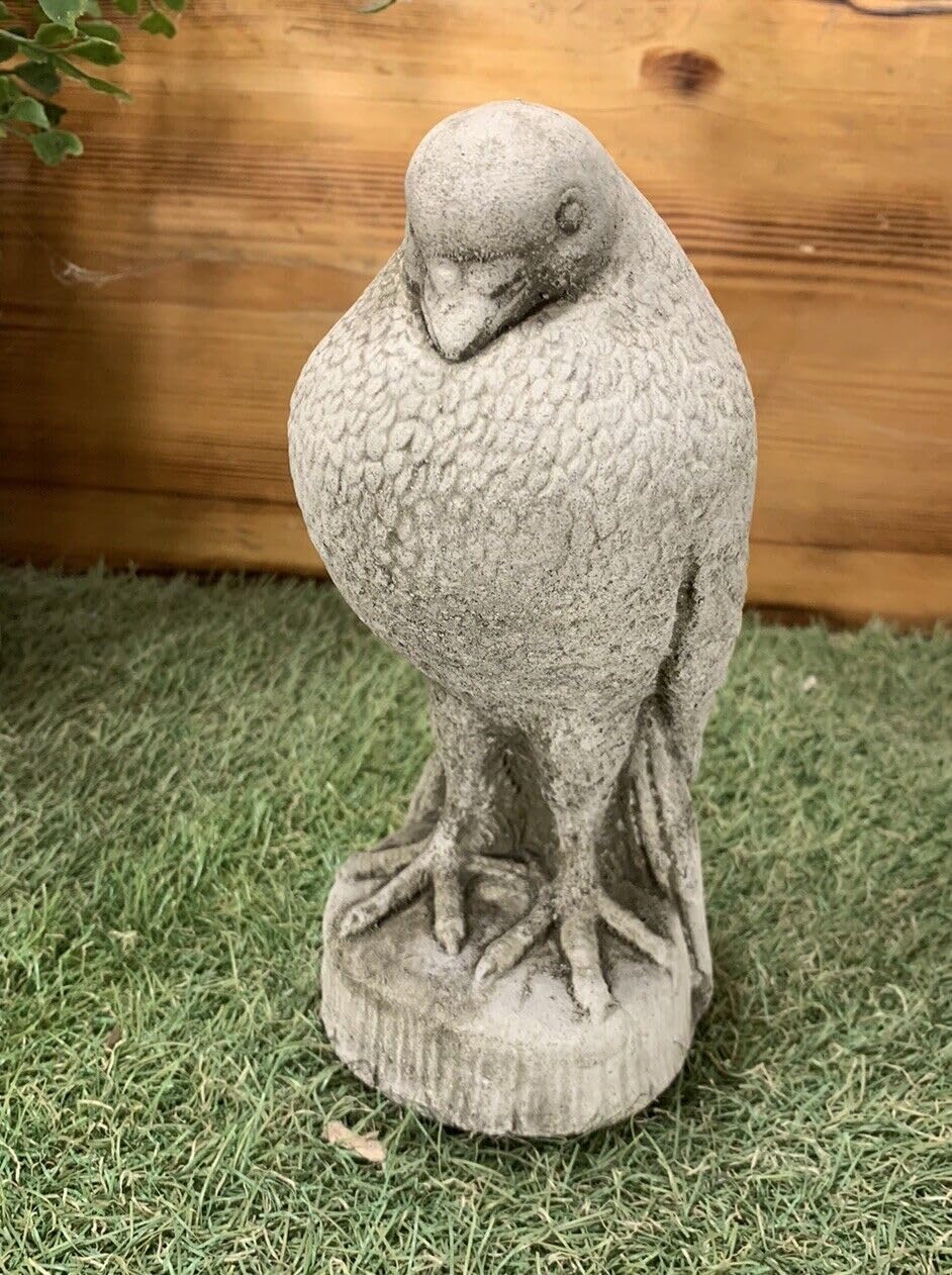 Generic STONE GARDEN BIRD DOVE PIGEON ANIMAL STATUE ORNAMENT